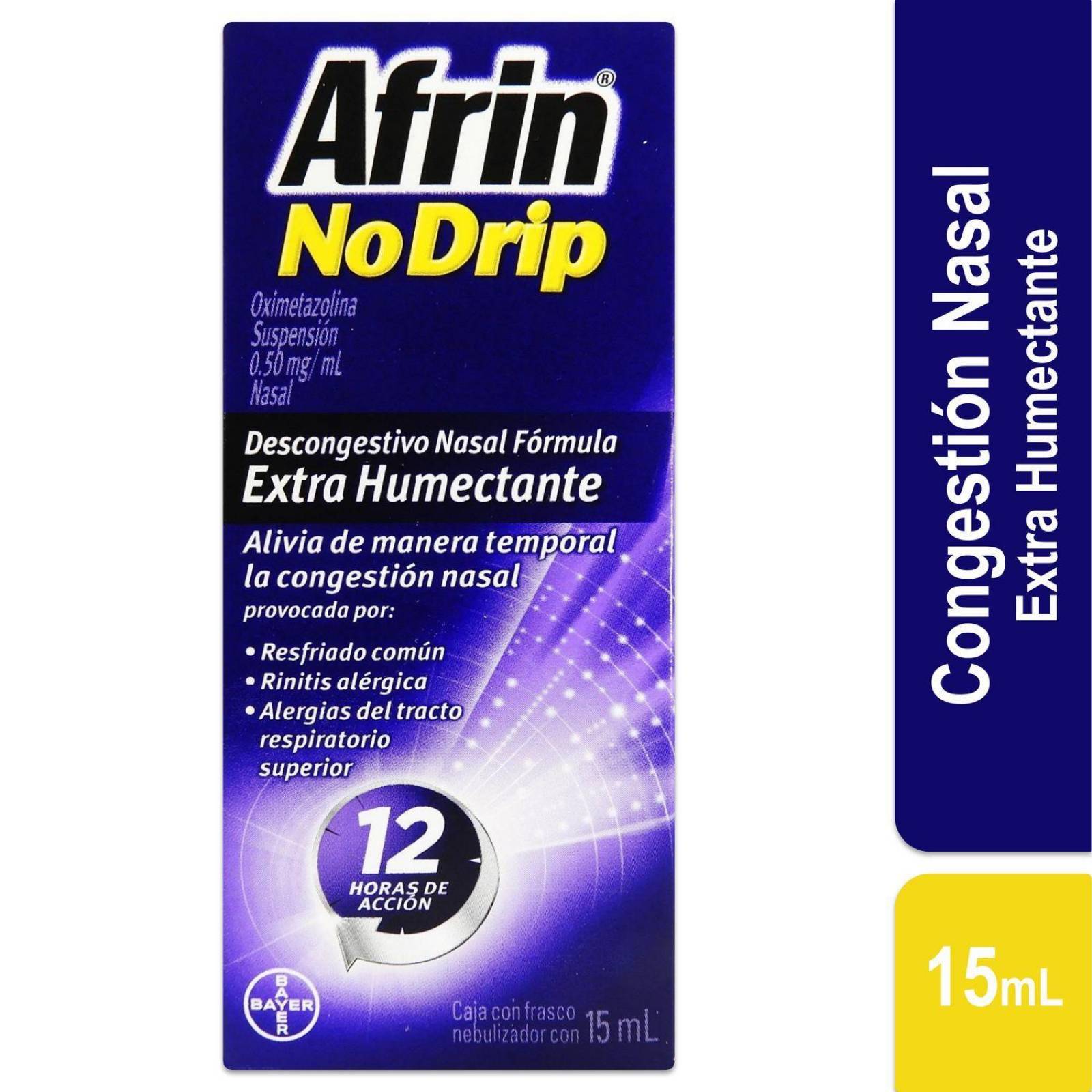 Afrin No Drip Caja Con Frasco De 15 mL 