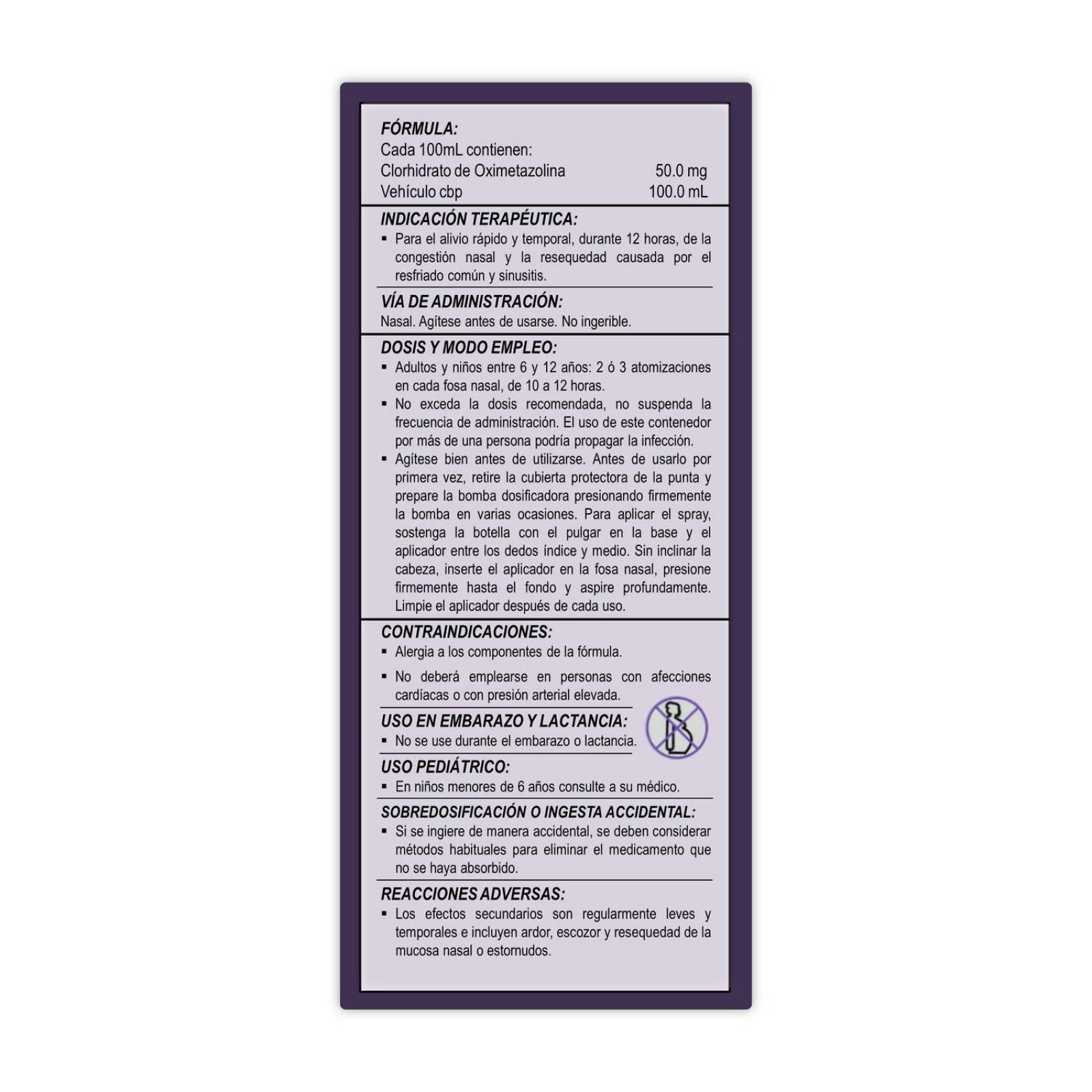 Afrin No Drip Caja Con Frasco De 15 mL 