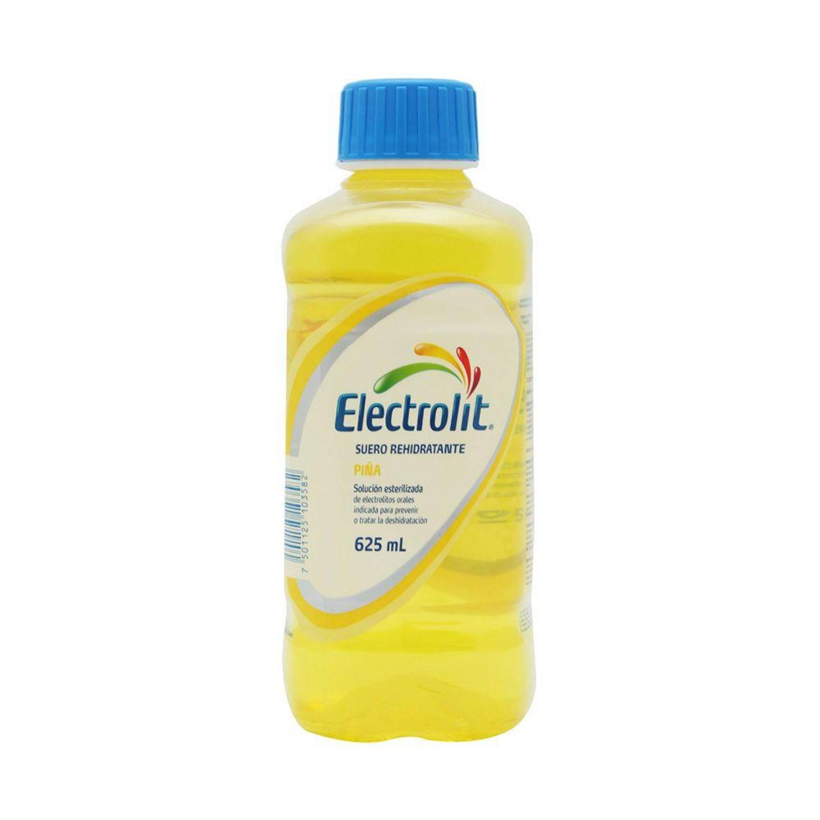 Electrolit Suero Rehidratante Botella Con 625mL Sabor Piña 