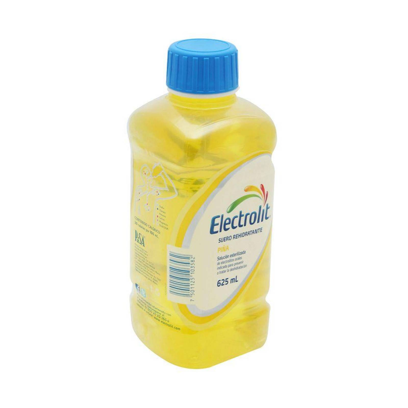 Electrolit Suero Rehidratante Botella Con 625mL Sabor Piña 