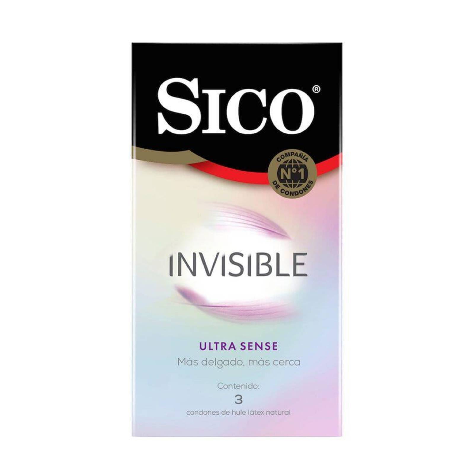 Sico Invisible 3 condones 