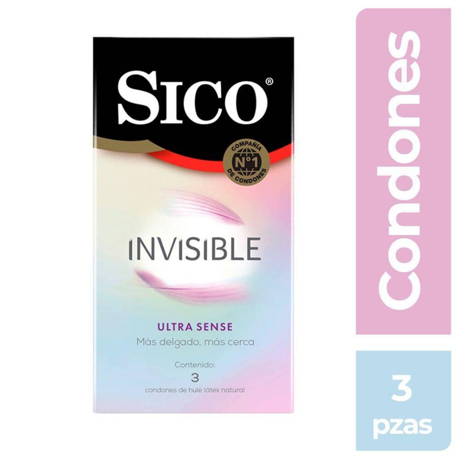 Sico Invisible 3 condones 