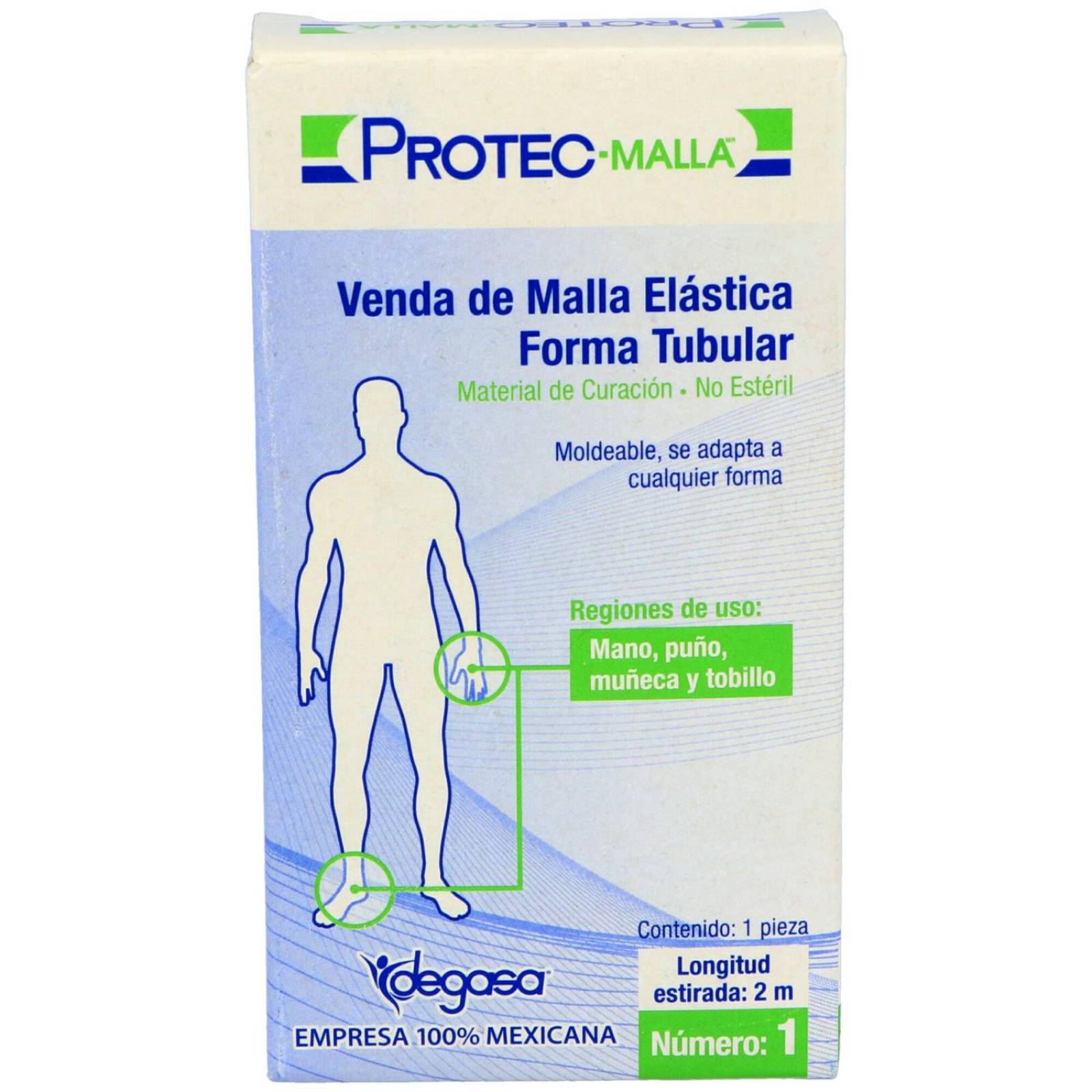 Venda De Malla Elástica Tubular Caja Con 1 Pieza 