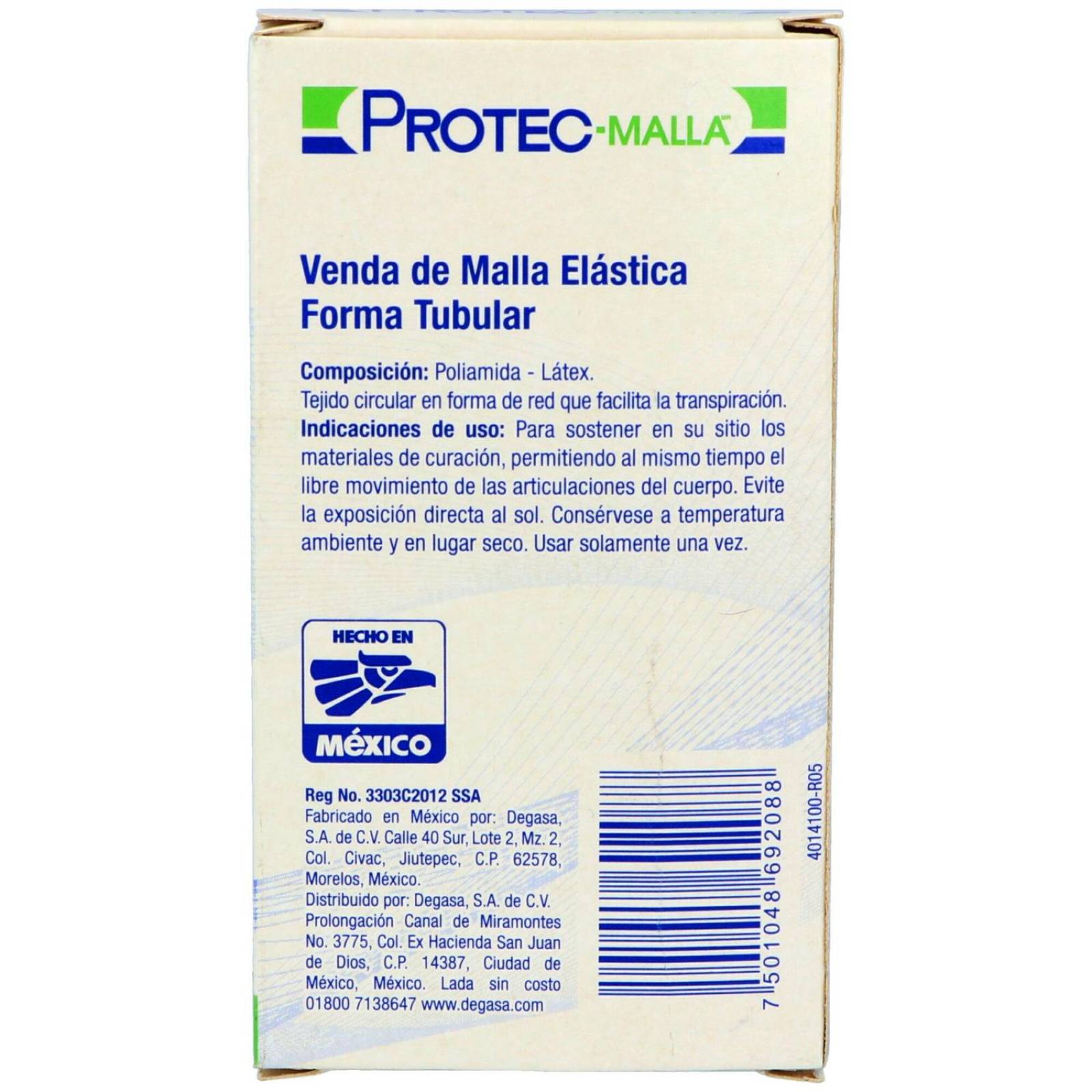 Venda De Malla Elástica Tubular Caja Con 1 Pieza 