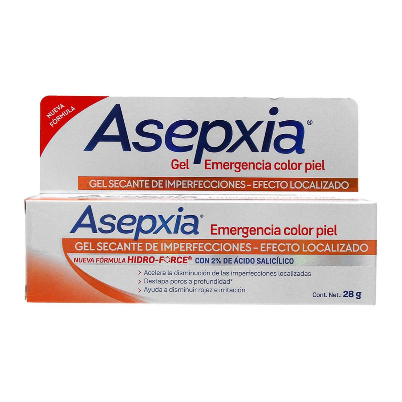 Asepxia Emergencia Color Piel Tubo Con 28 g 