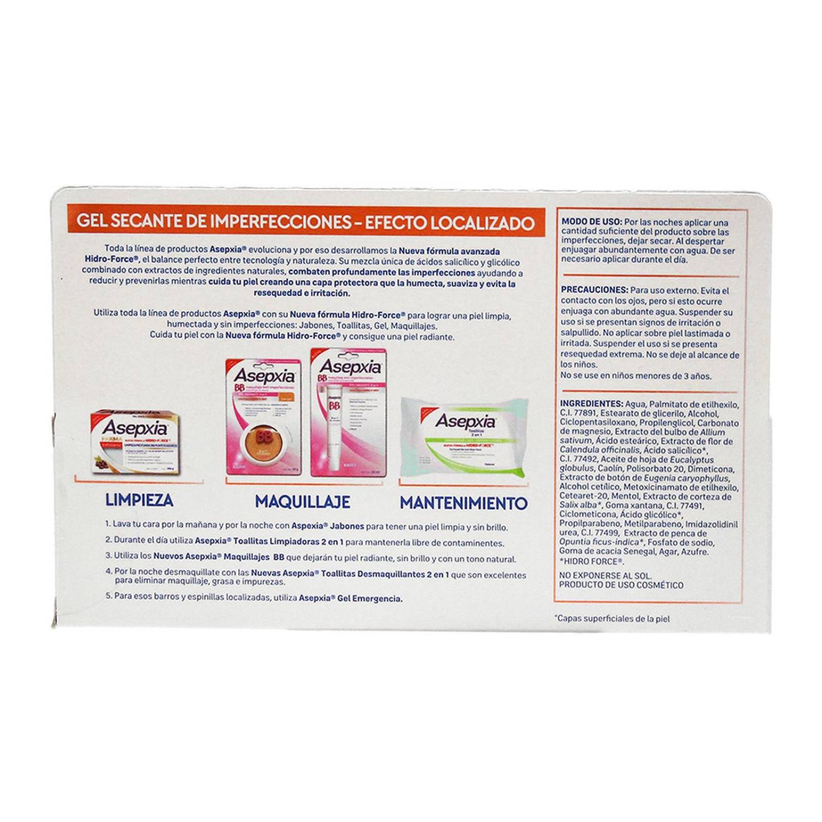 Asepxia Emergencia Color Piel Tubo Con 28 g 