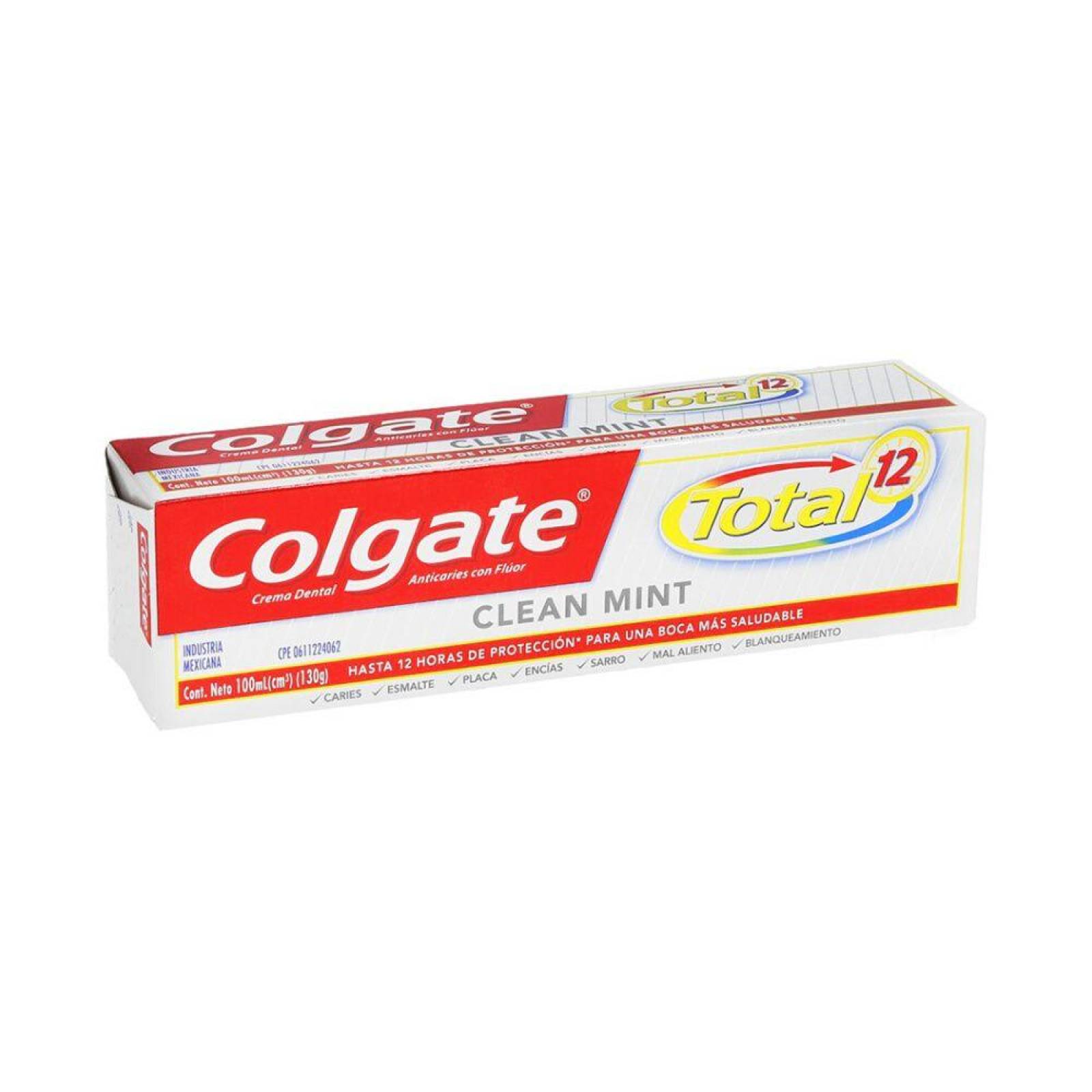 Pasta Dental Colgate Total 12 CLEANT MINT 100 mL 