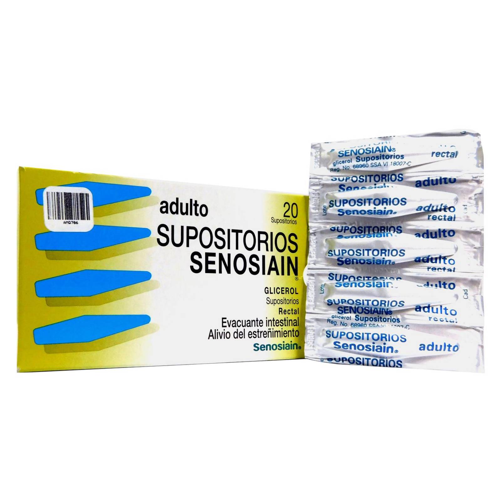 Senosiain Adulto Caja Con 20 Supositorios 