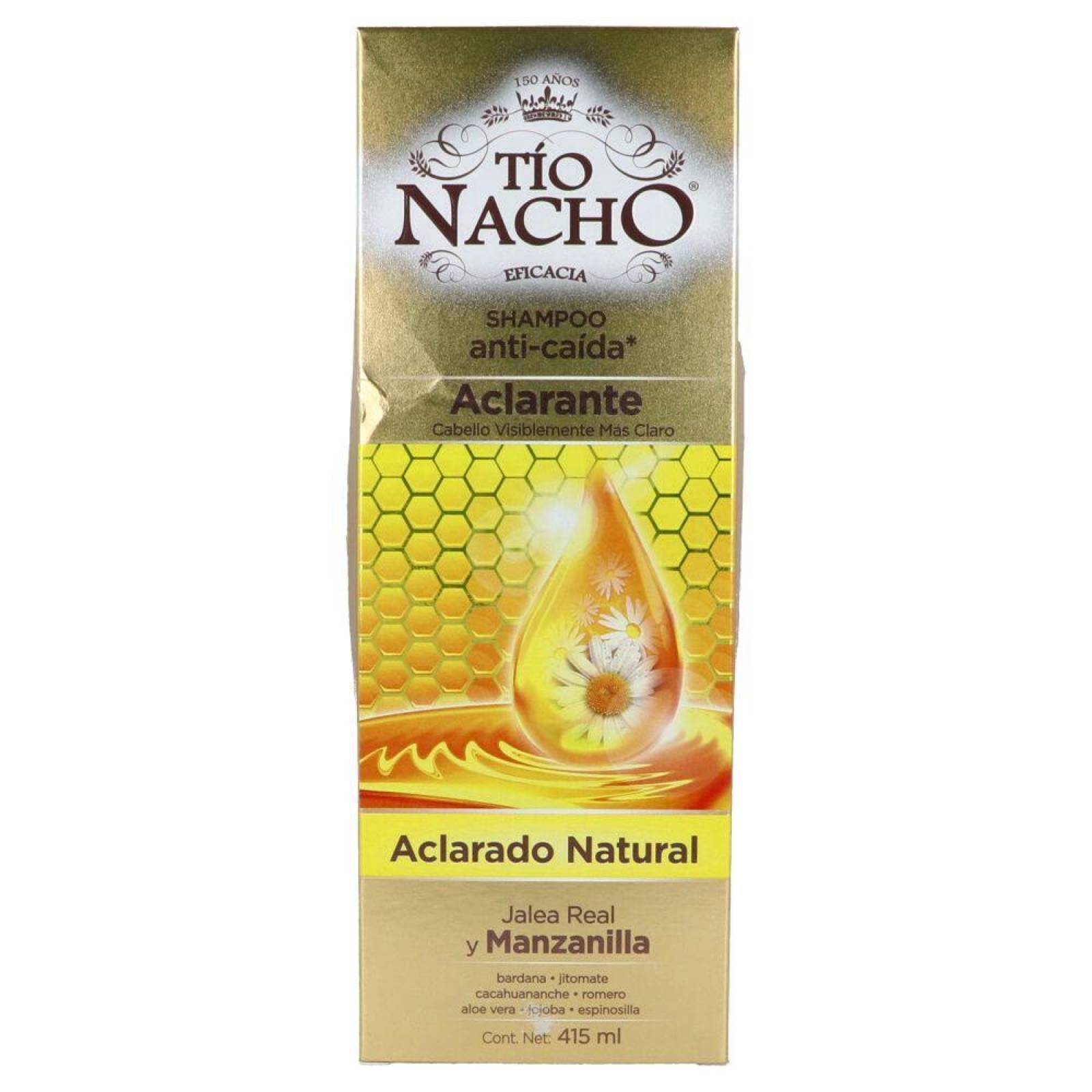 Tio Nacho Shampoo Capilar Manzanilla Aclarante 415 Ml 