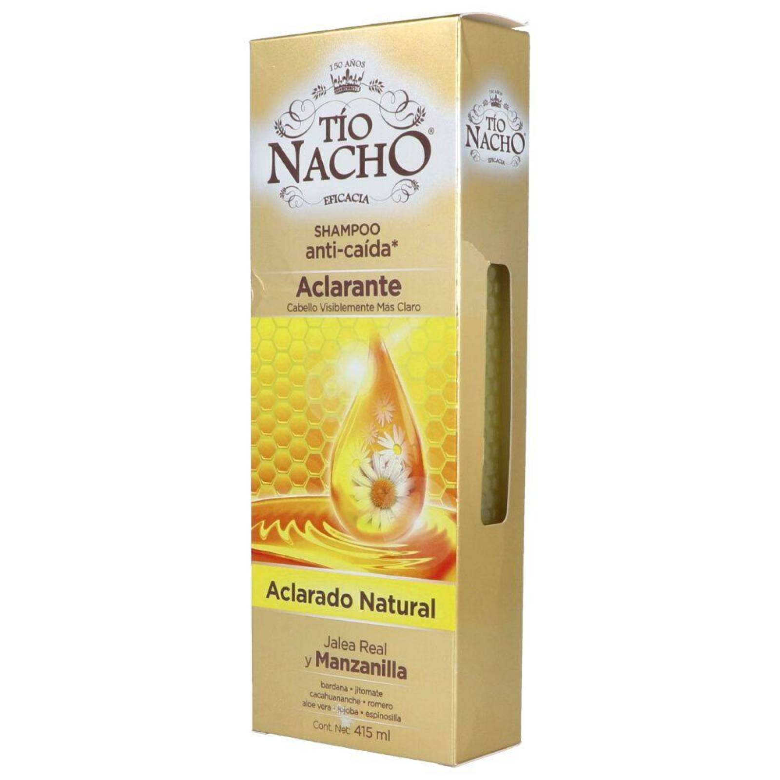 Tio Nacho Shampoo Capilar Manzanilla Aclarante 415 Ml 