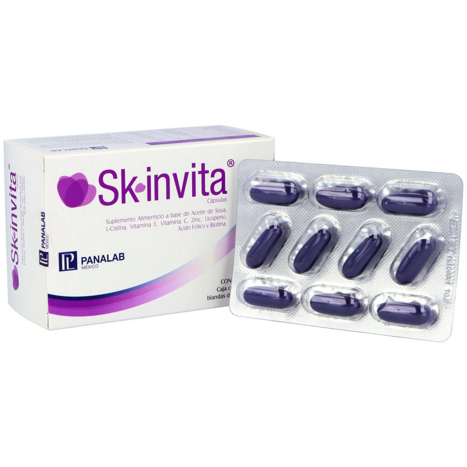 Skinvita Caja Con 30 Cápsulas. 