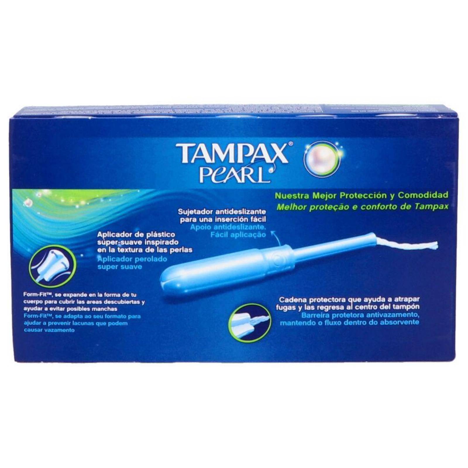 Tampax Pearl Caja Con 8 Absorbentes internos 