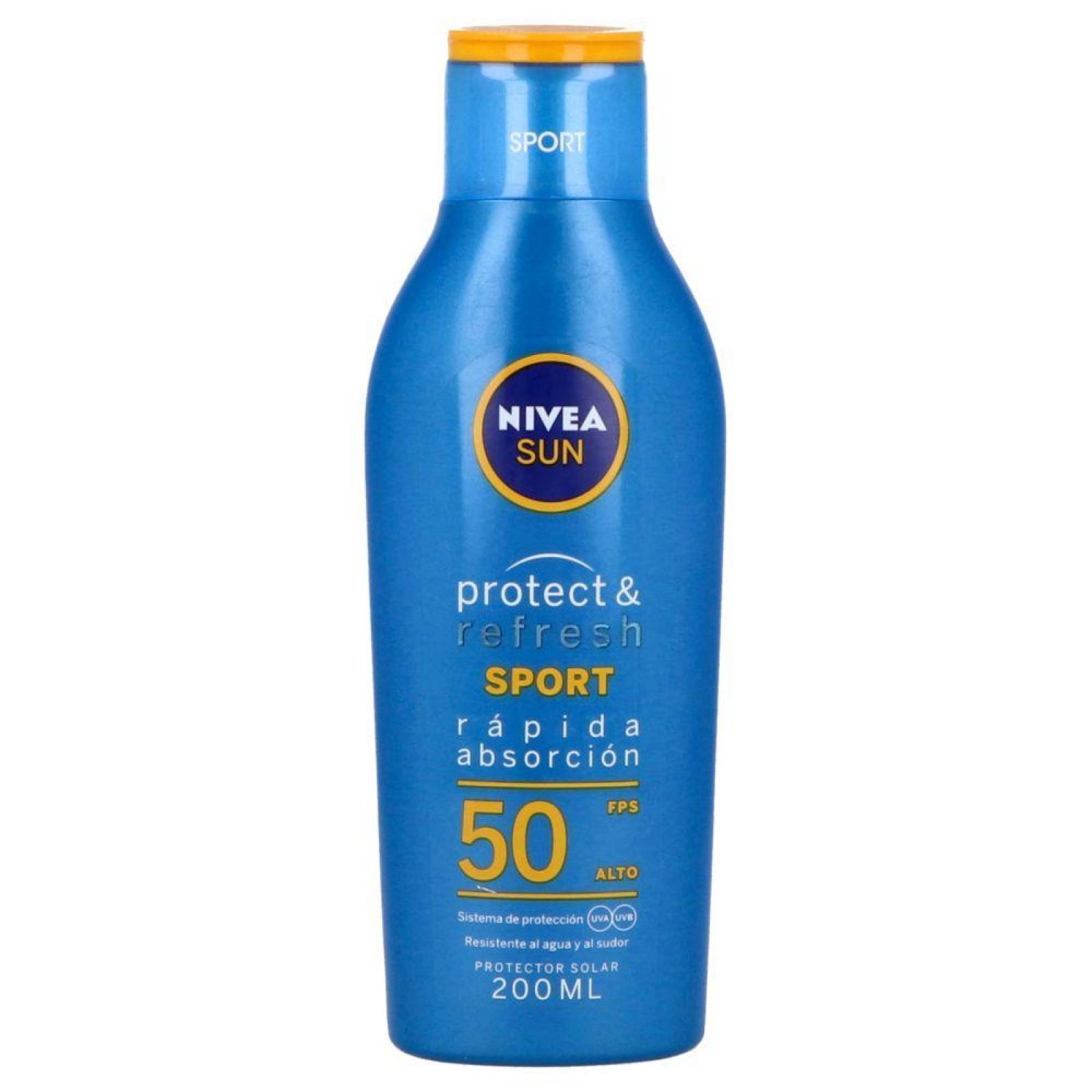 Nivea Sun Protector Solar Sensación Ligera FPS Botella Con 200 mL 