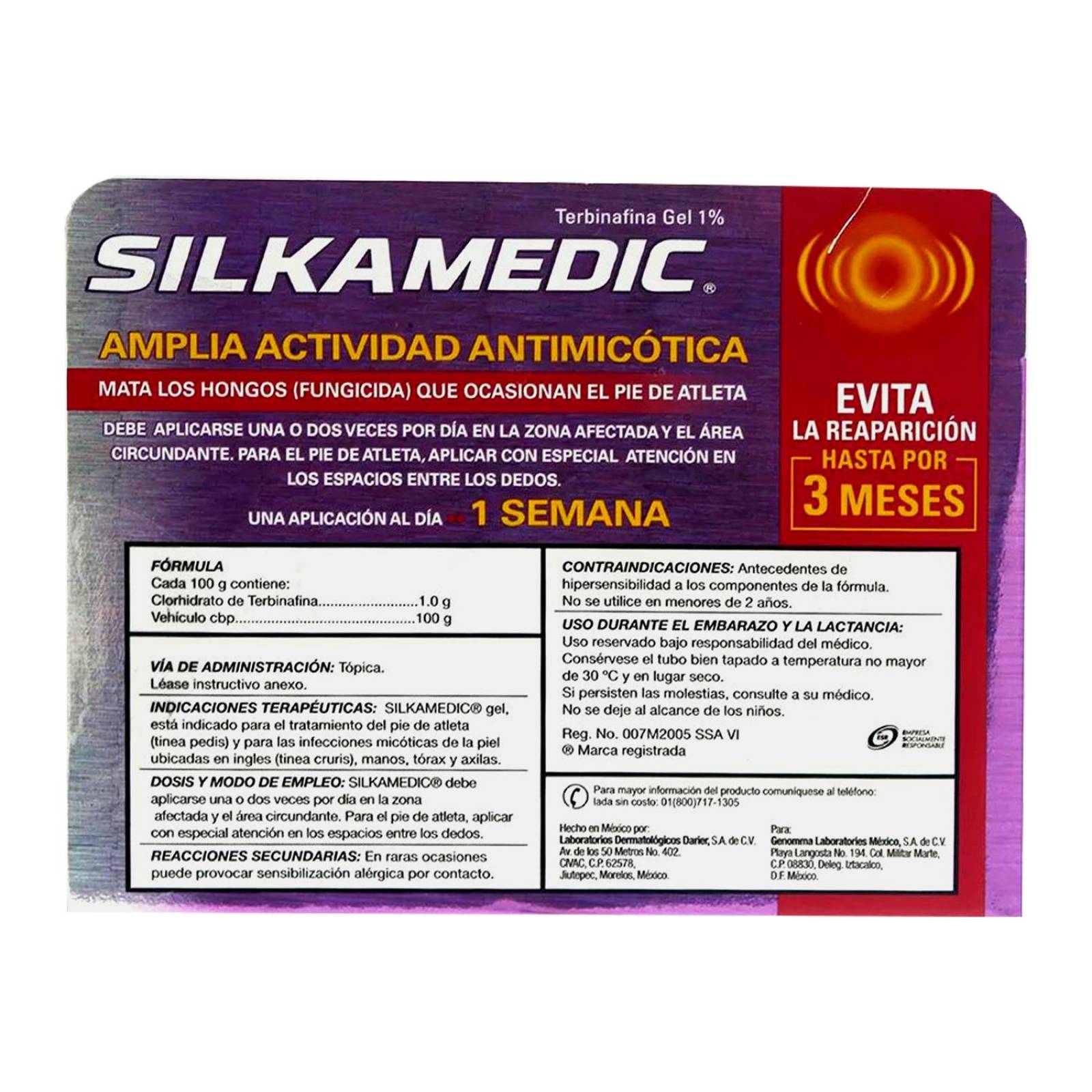 Silka Medic Gel 1% Caja Con Tubo Con 30 g 