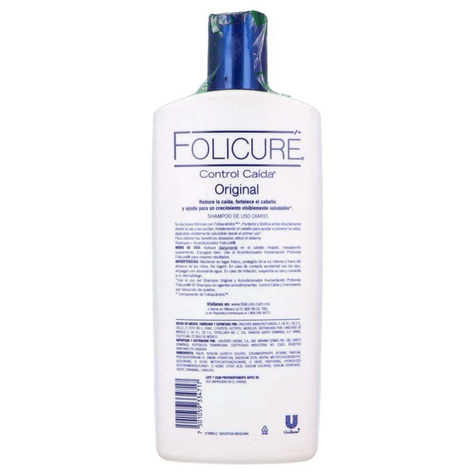 Shampoo Folicuré Original Botella Con 700 mL 
