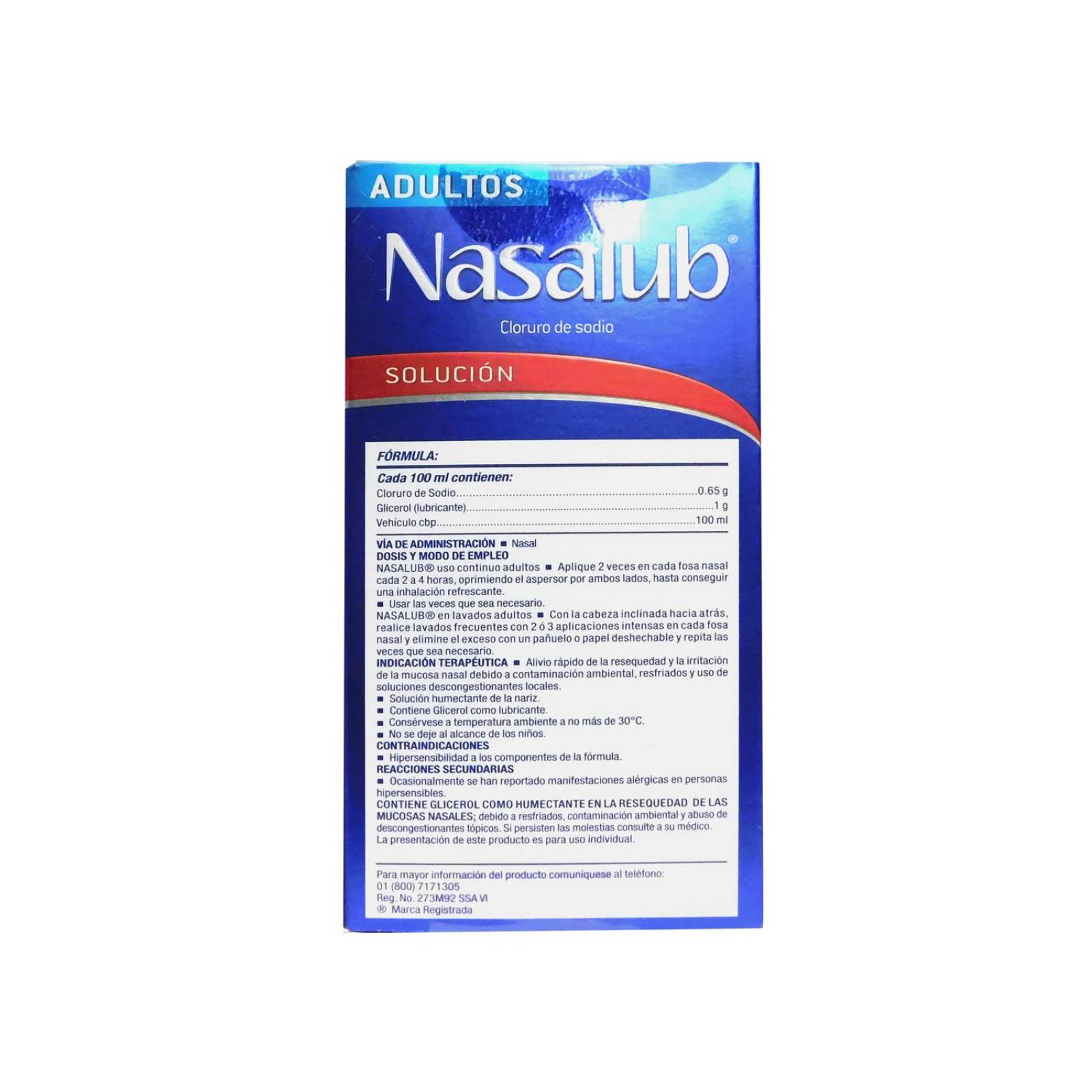 Nasalub Solución Caja Con Frasco Con 30 mL 