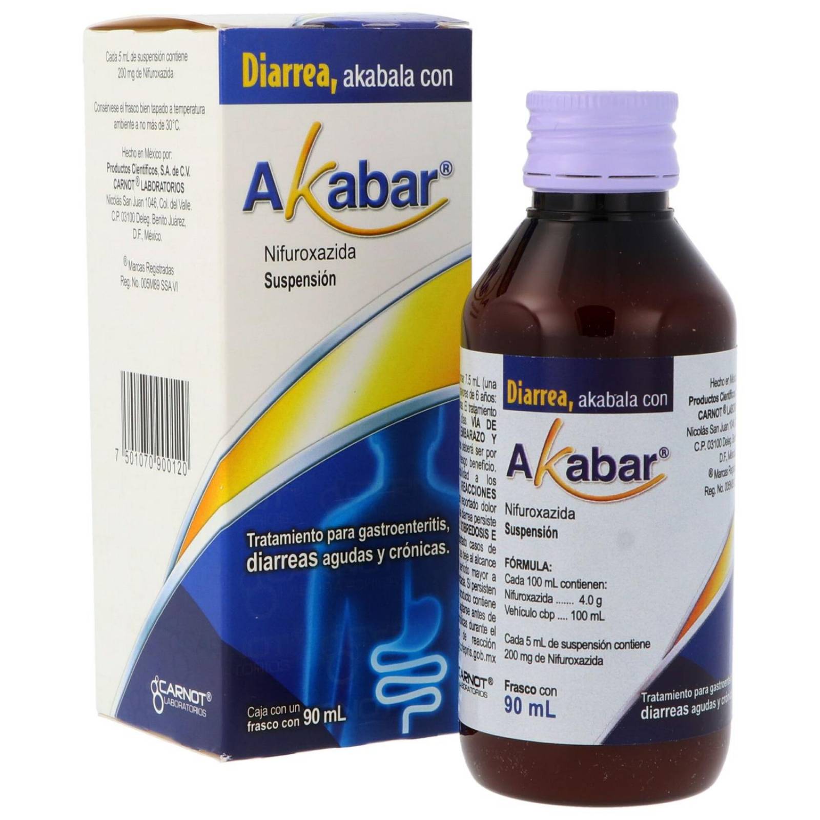 Akabar Suspensión Caja Con Frasco Con 90 mL 