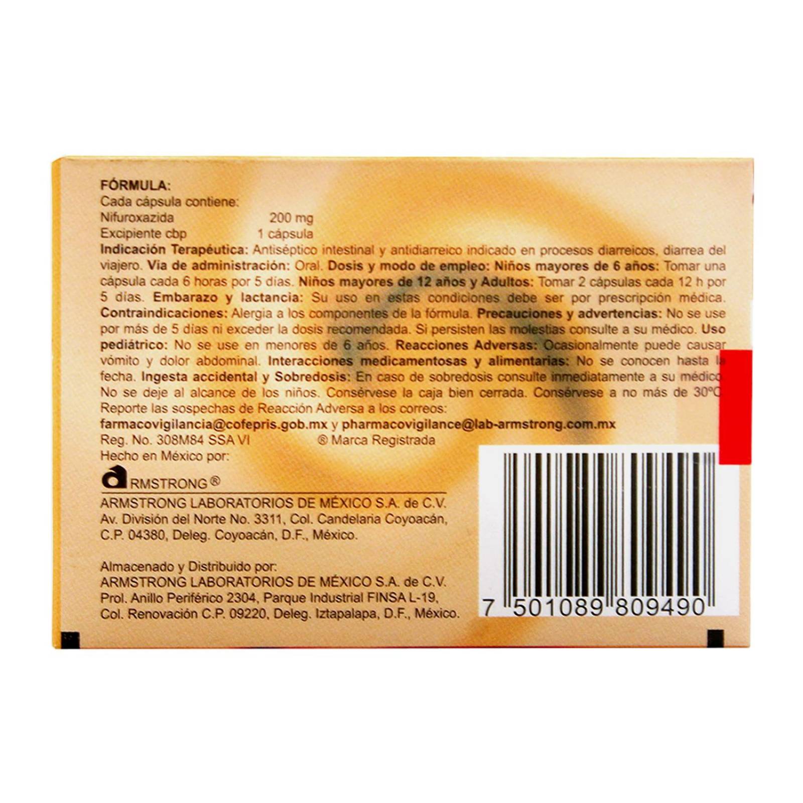 Eskapar 200 Mg Caja Con 16 Cápsulas 