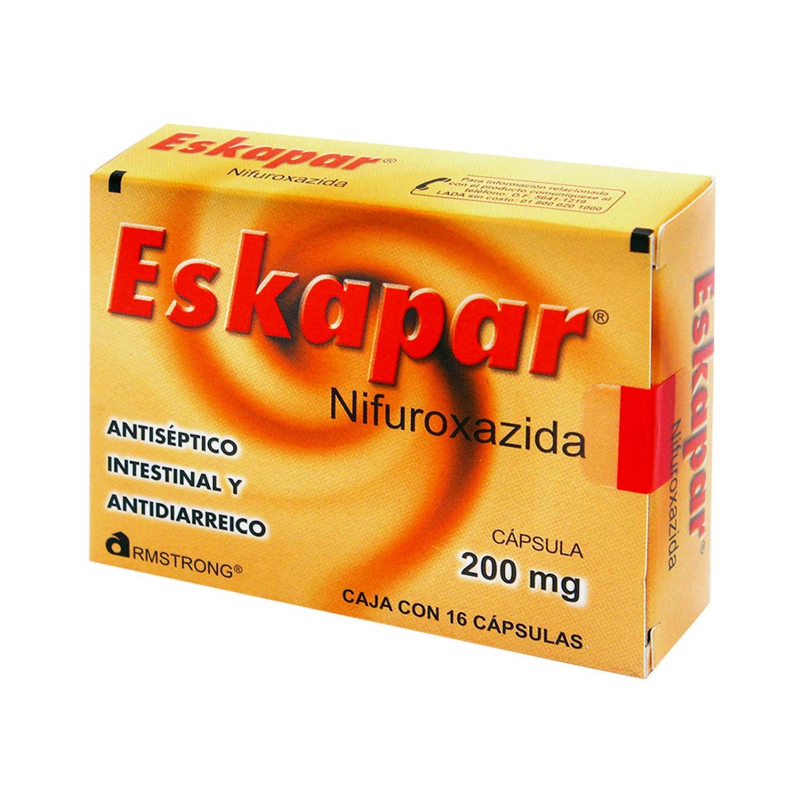 Eskapar 200 Mg Caja Con 16 Cápsulas 