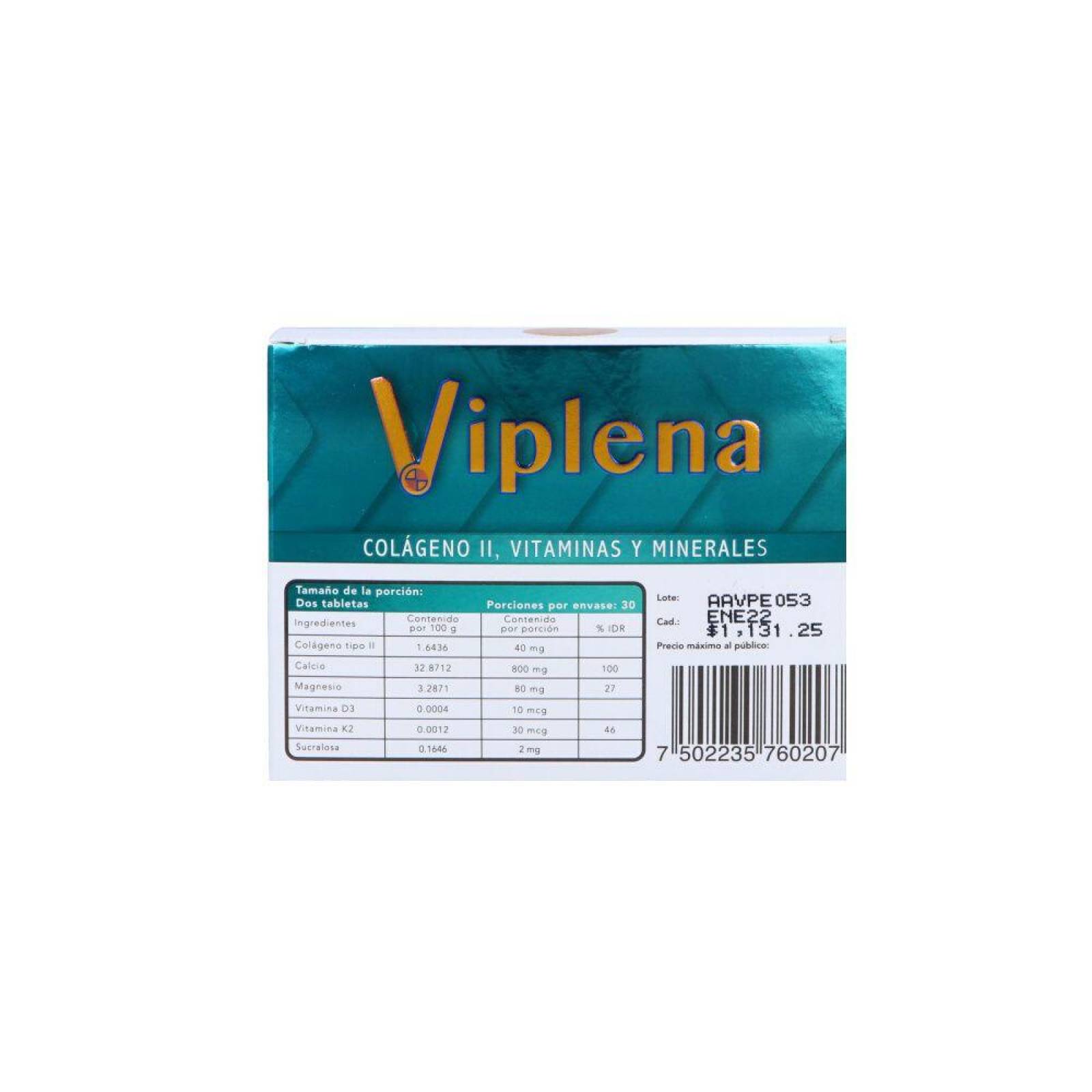 Viplena Caja Con 60 Tabletas 
