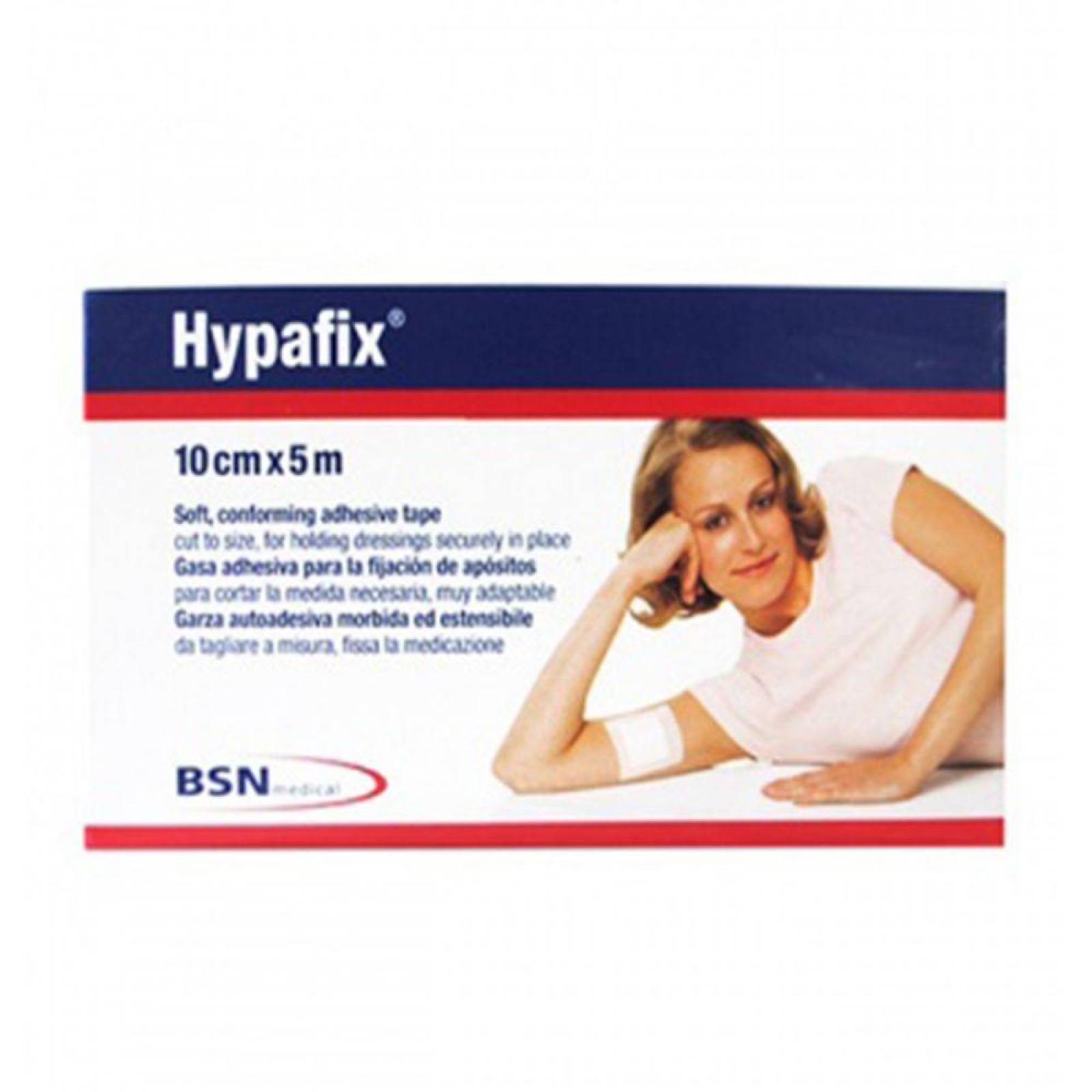 Hypafix Gasa Adhesiva para fijación de apósitos 10cm x 5m rollo 
