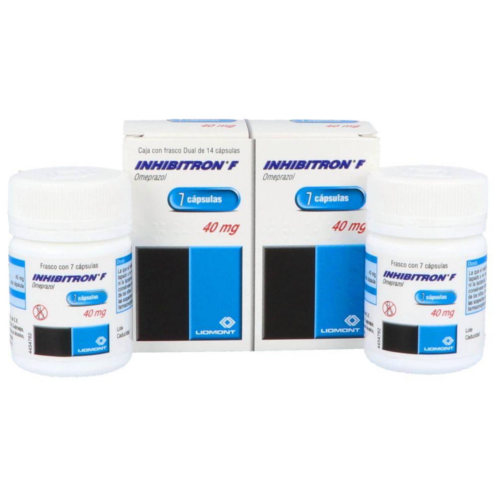 Inhibitron F 40 mg Caja Con Frasco Con 7 Cápsulas 