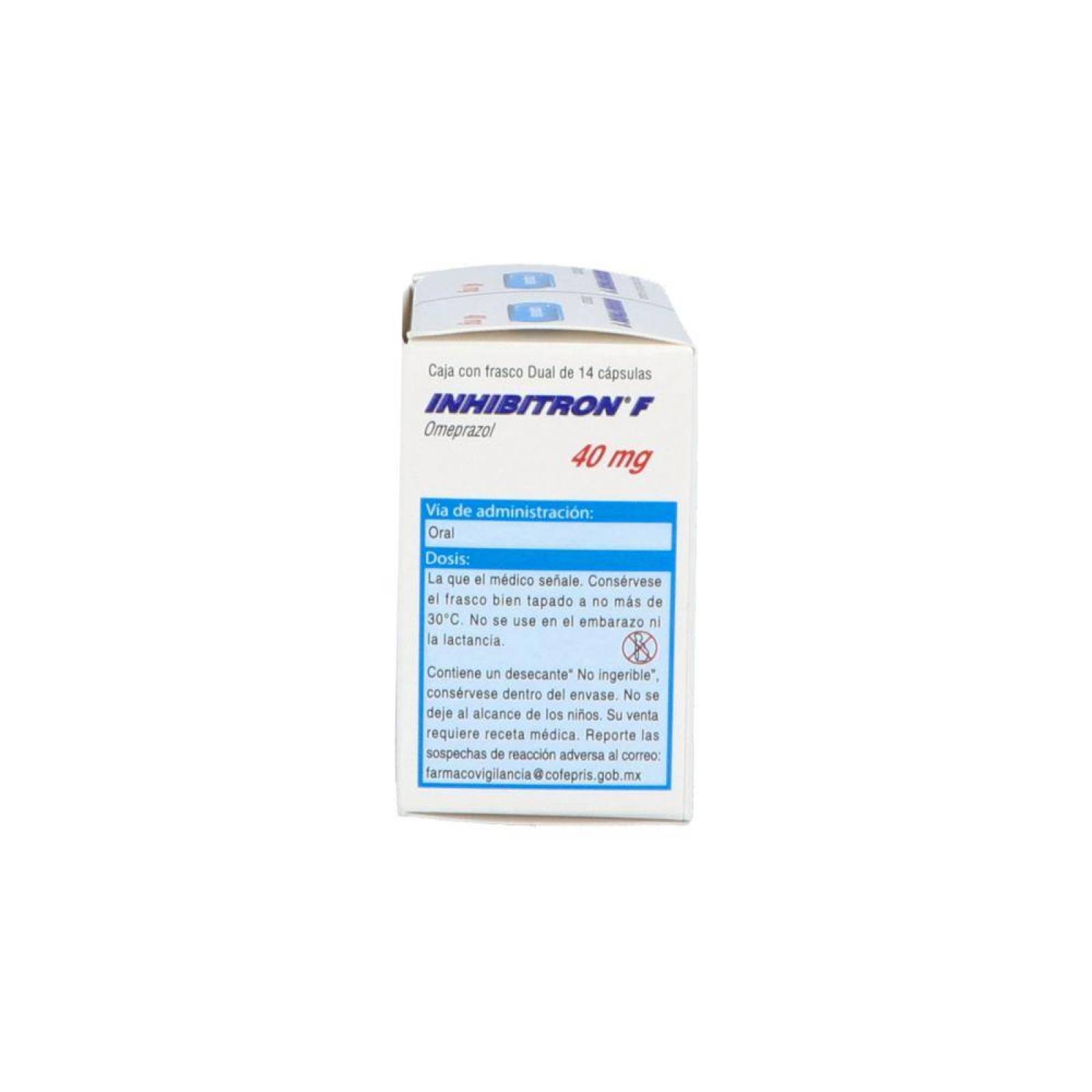 Inhibitron F 40 mg Caja Con Frasco Con 7 Cápsulas 