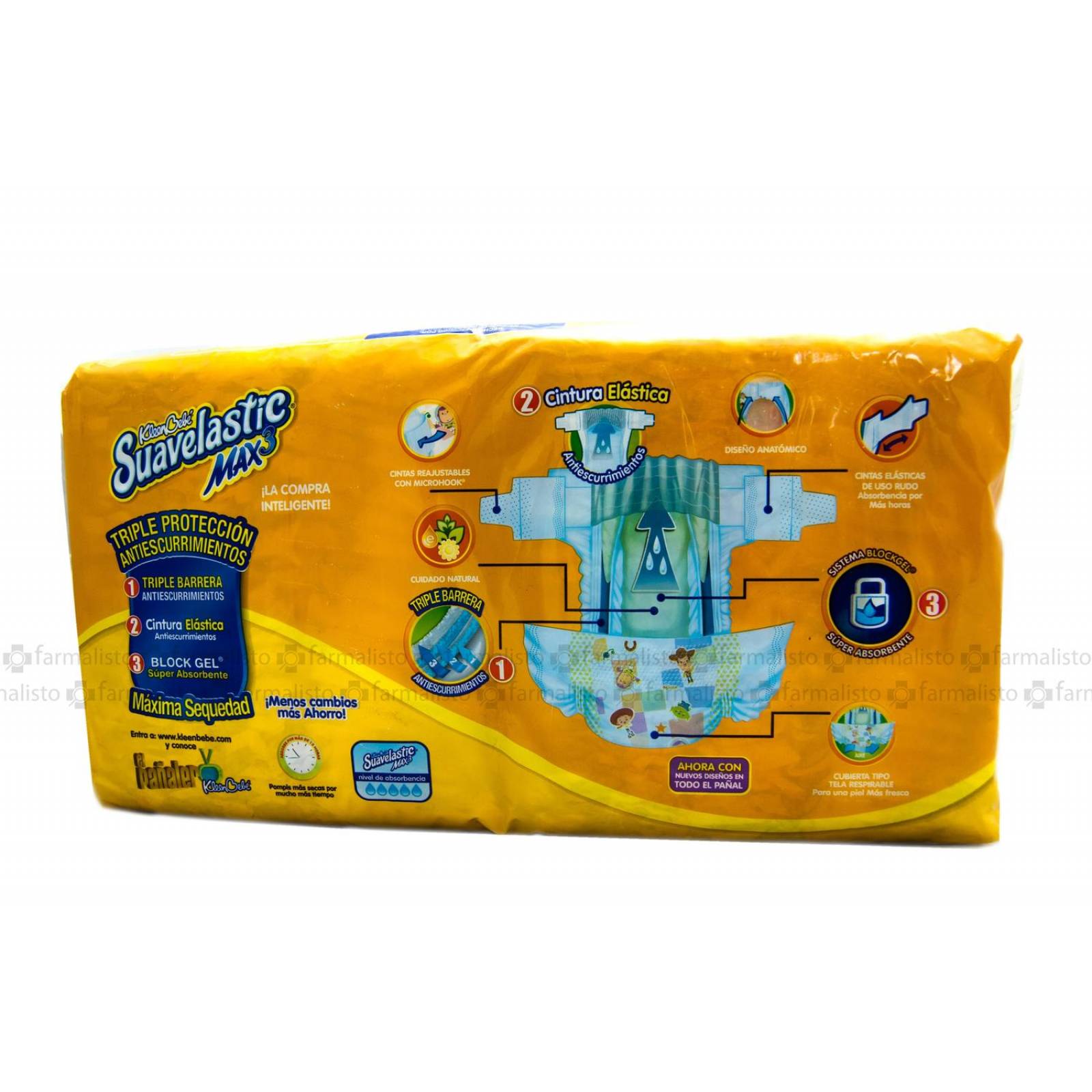 Kleenbebé Suavelastic Chico Con 40 Piezas 
