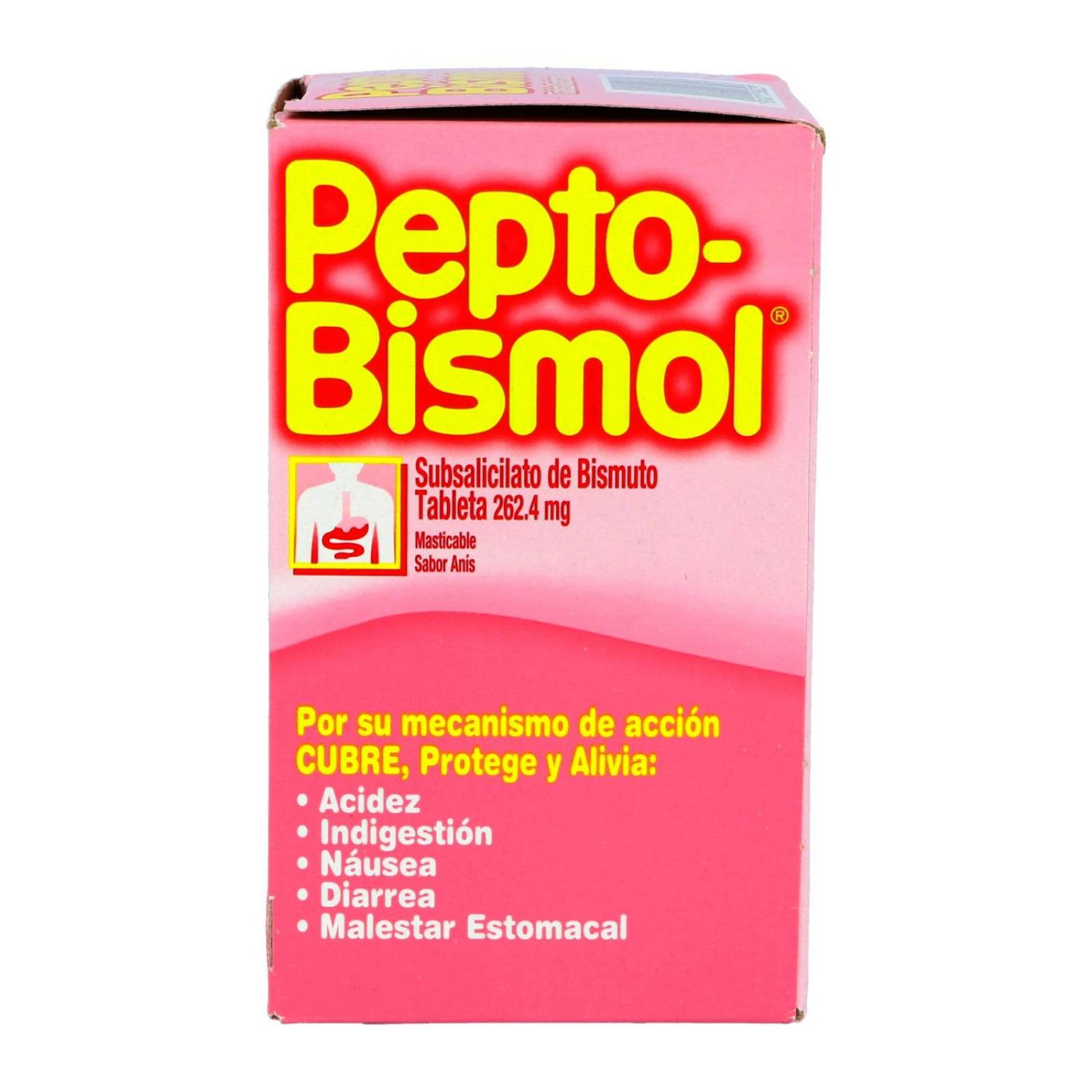 Pepto Bismol 262 mg Caja Con 100 Tabletas Masticables 