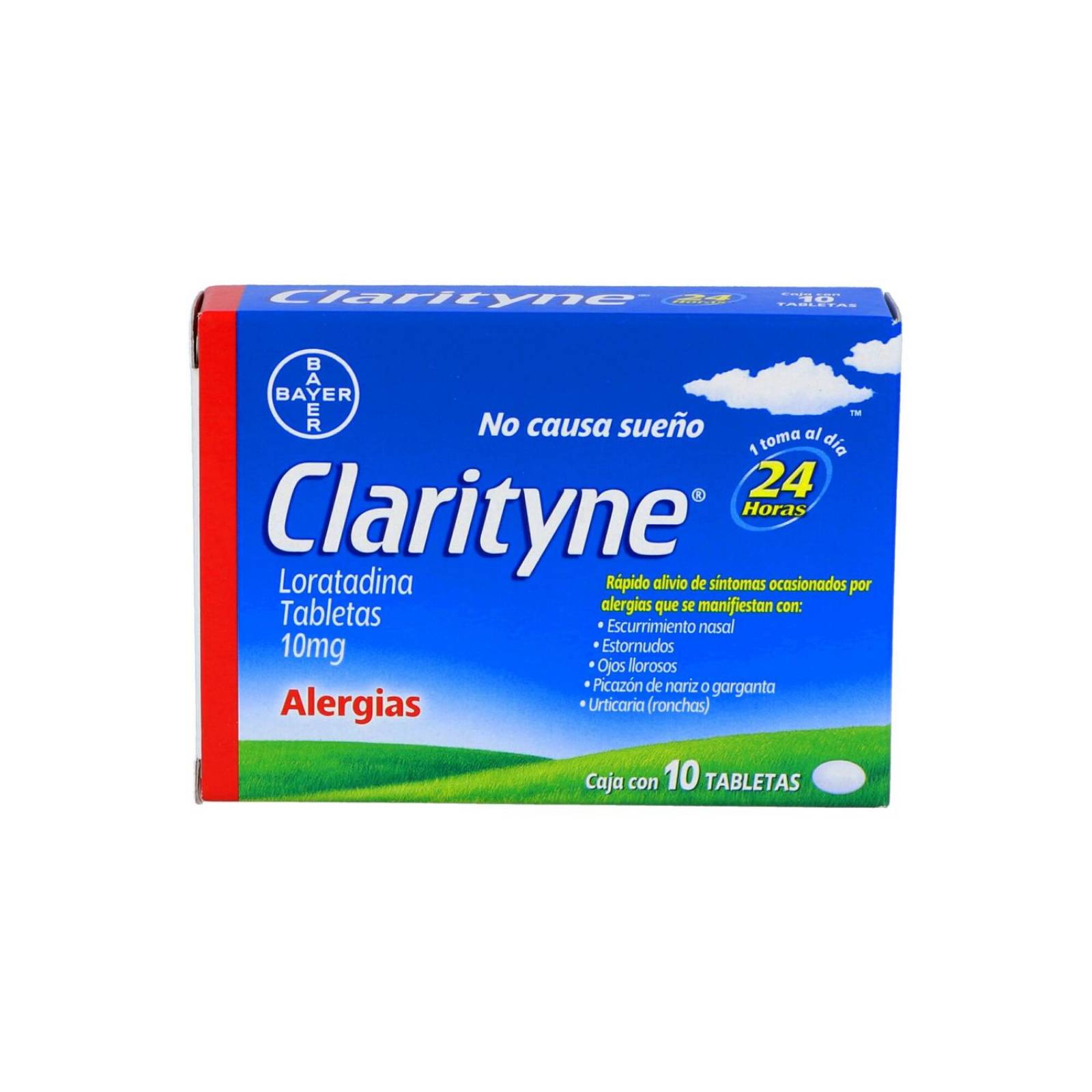 Clarityne 24 Horas 10 mg Caja Con 10 Tabletas 