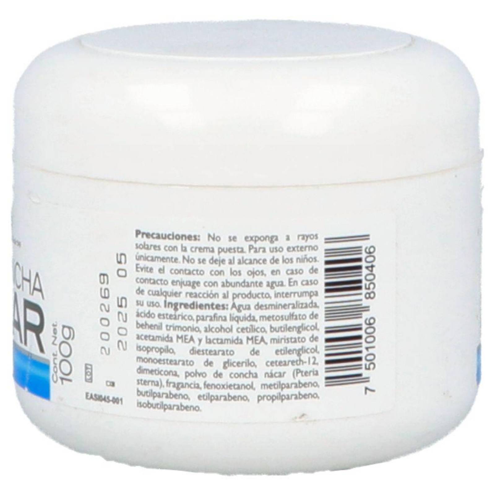 Anabella Crema Concha Nácar Tarro Con 100 g 