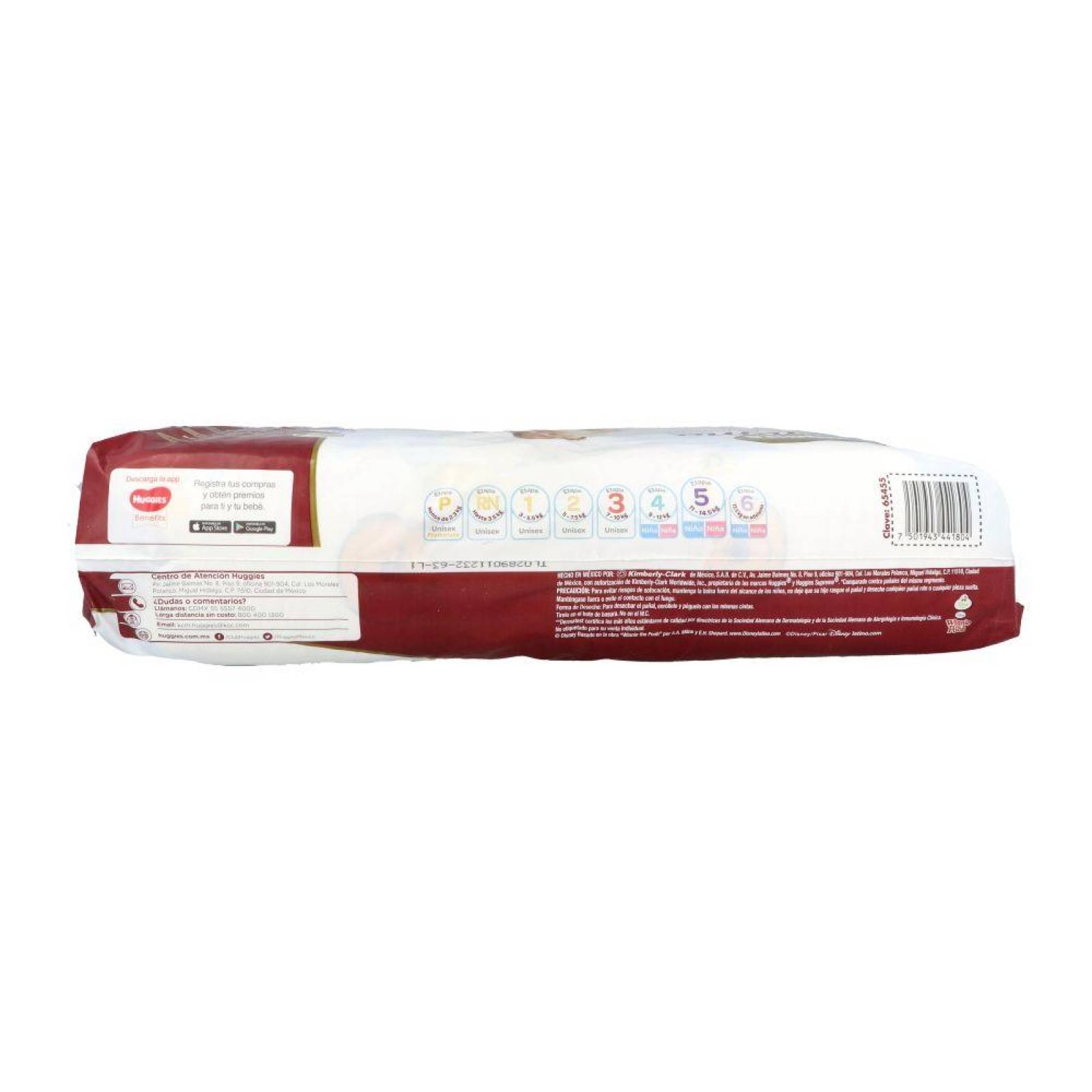 Huggies Supreme Pure & Natural Etapa 5 Niño Empaque Con 36 Piezas 