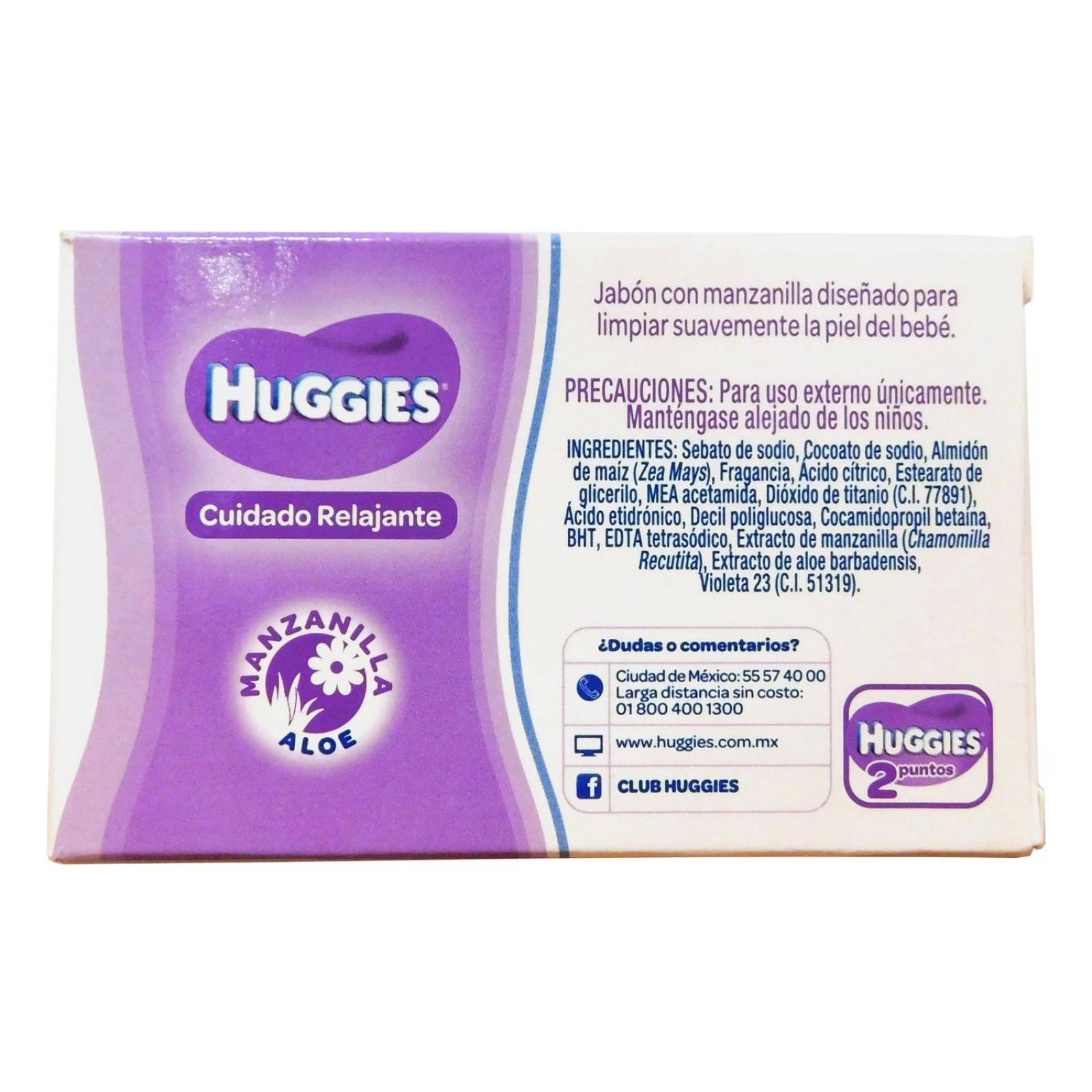 Jabón Huggies Relajante Barra Con 75 g 