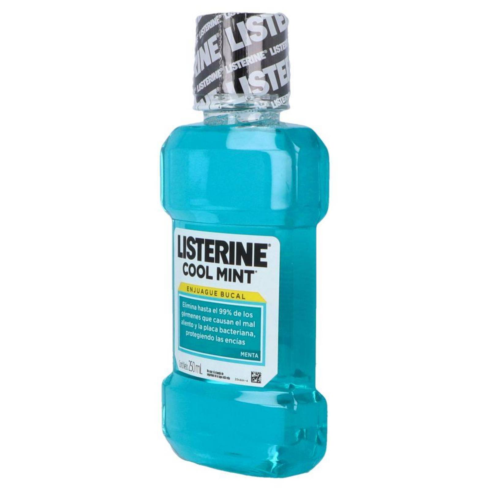 Listerine Cool Mint Antiséptio Bucal Botella Con 250 mL 