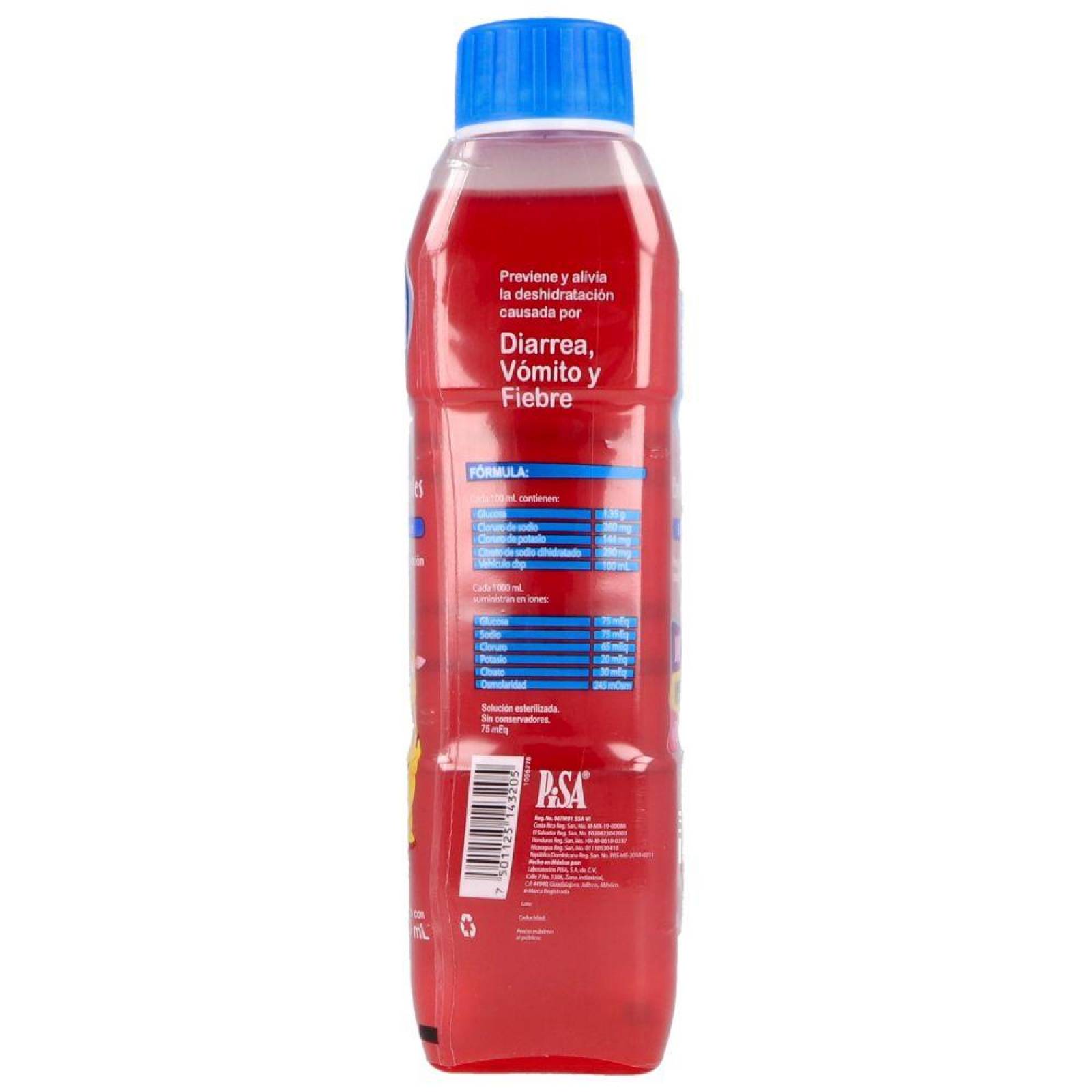 Electrolit Pediátrico Suero Oral Botella Con 500mL Sabor Fresa 