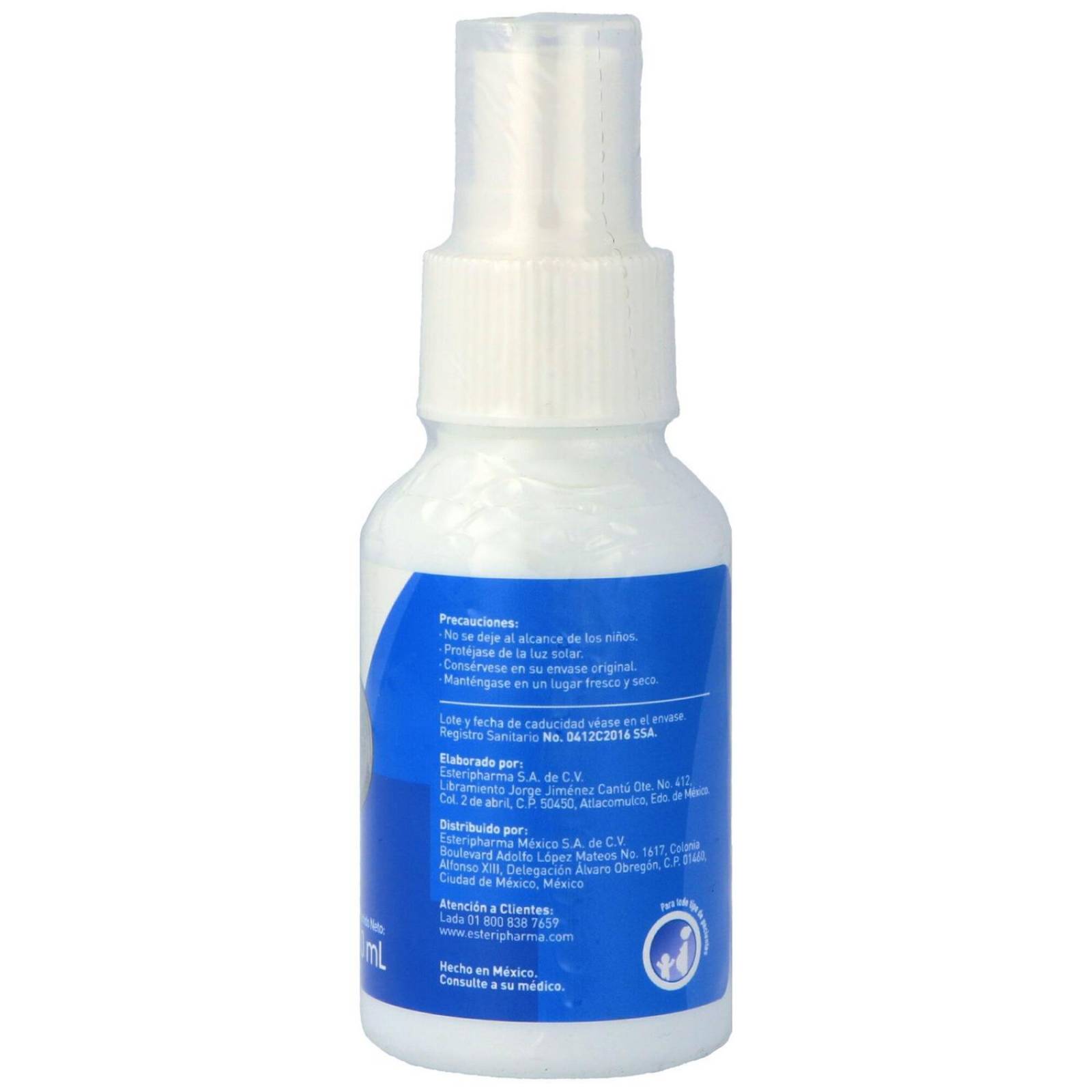 Estericide Solución Antiséptica Frasco Spray Con 60 mL 
