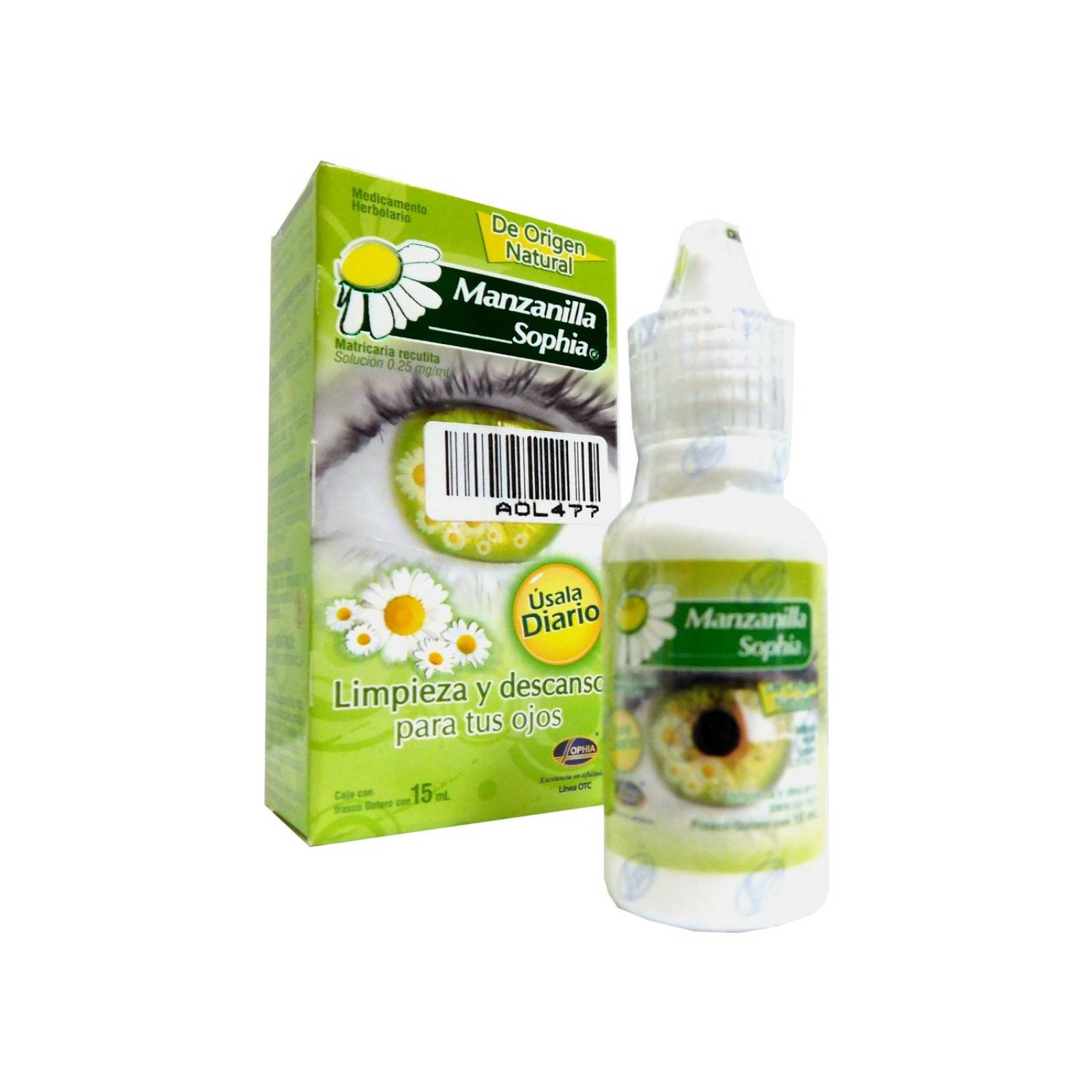Manzanilla Sophia 0.25 mg Caja Con Frasco Gotero 15 mL 