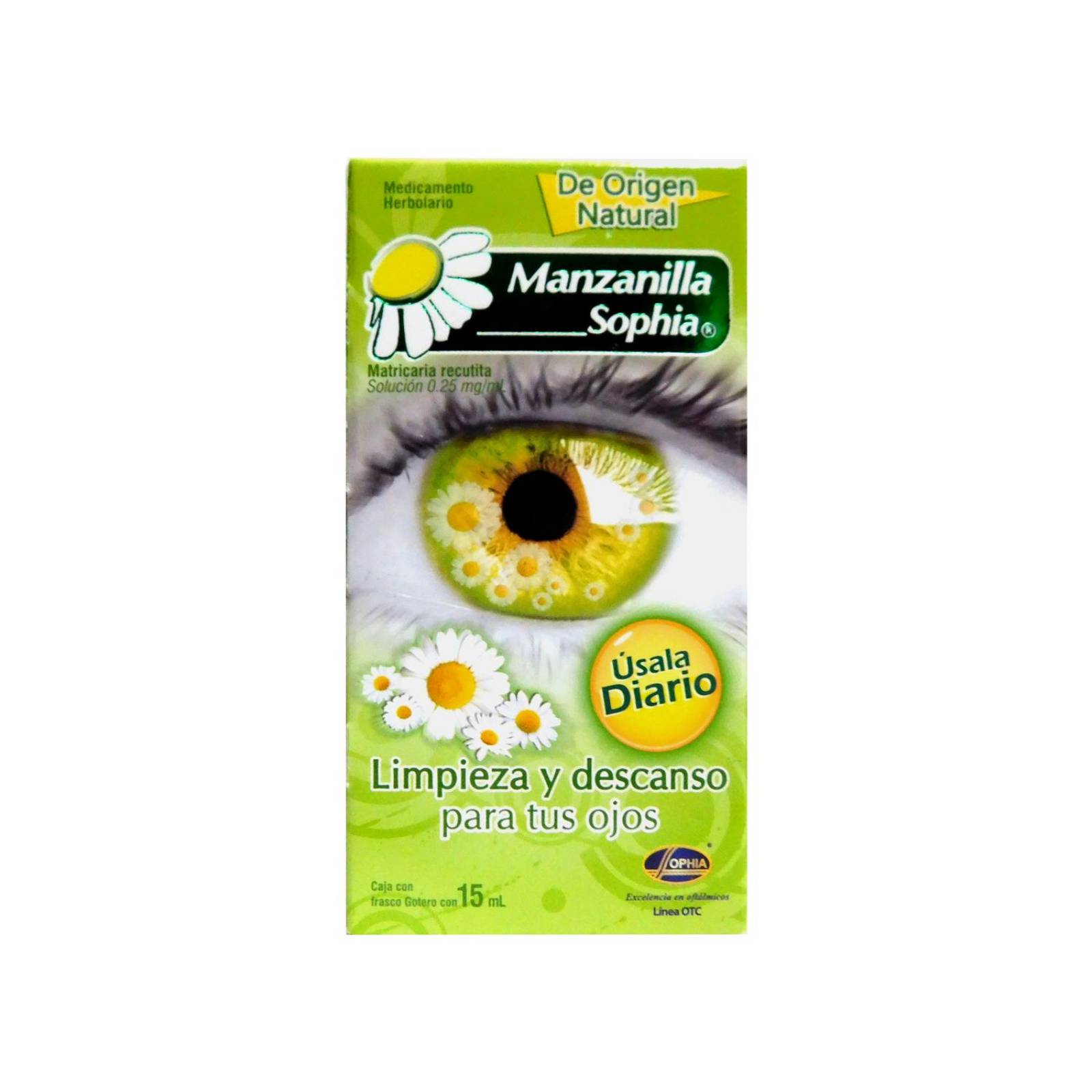 Manzanilla Sophia 0.25 mg Caja Con Frasco Gotero 15 mL 