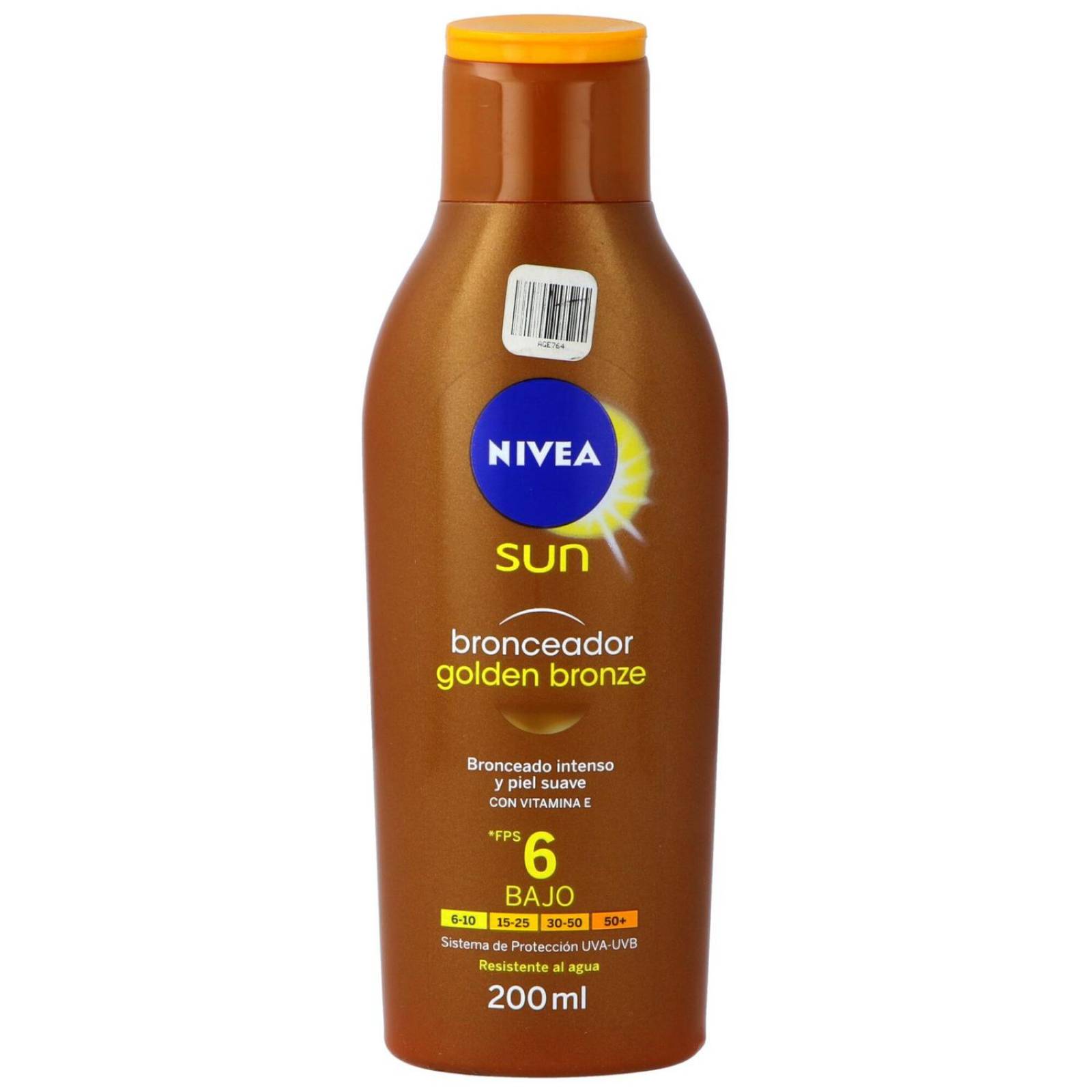 Bronceador Nivea Golden Bronze Resistente Al Agua Frasco Con 200 Ml 