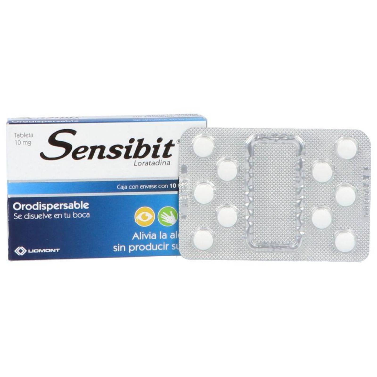 Sensibit Orodispersables 10 mg Caja Con 10 Tabletas 