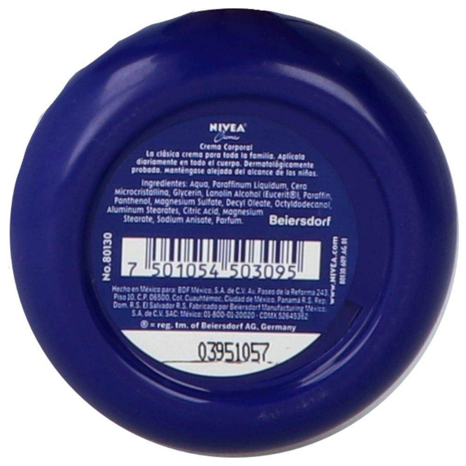 Nivea Crema Tarro Con 100 g 
