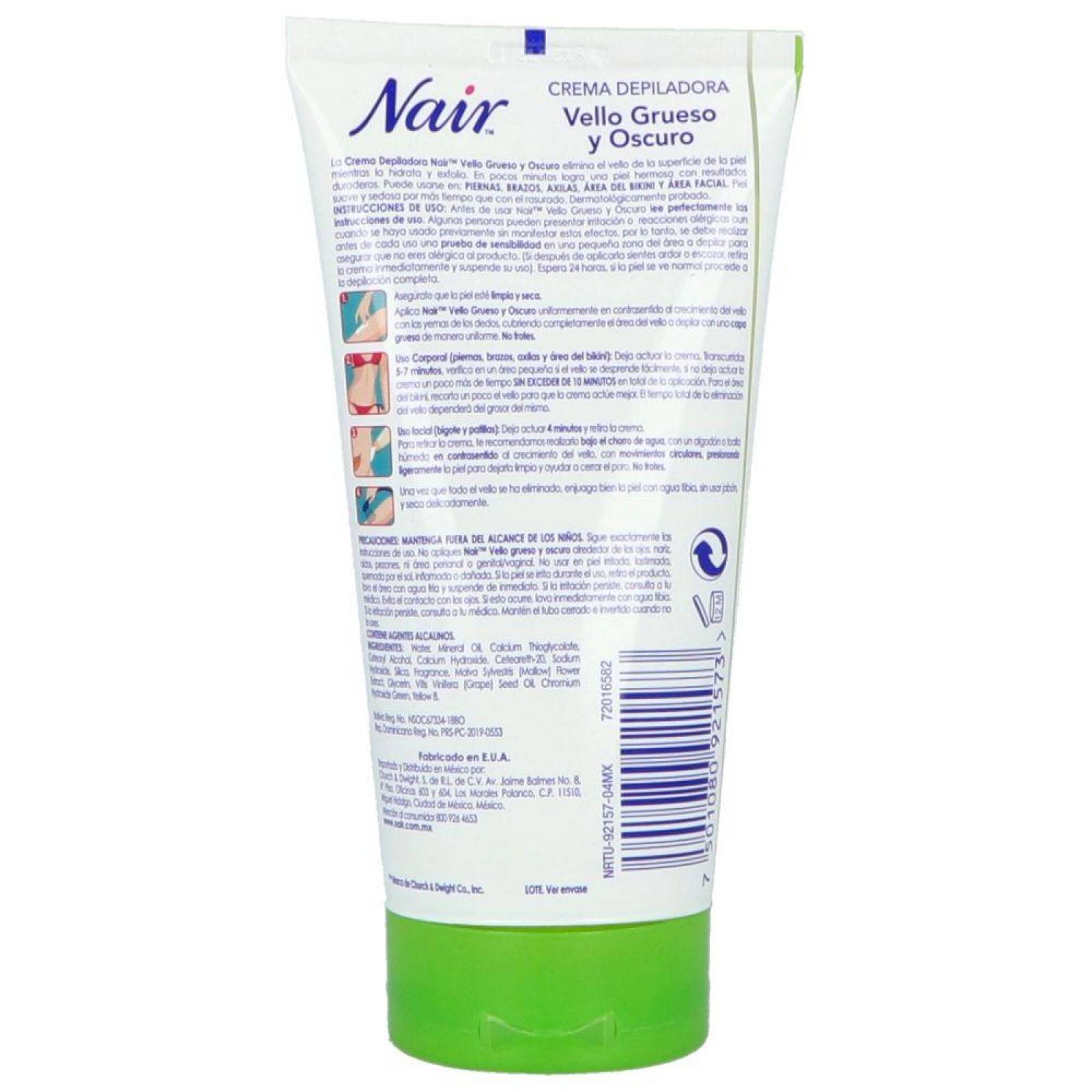 Nair Crema Depilatoria Tubo Con 150 Ml 