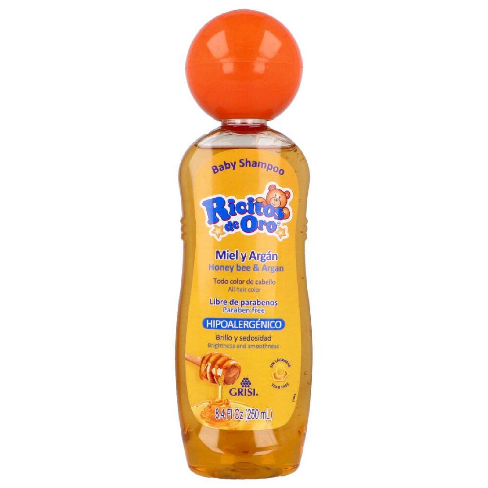 Baby Shampoo Ricitos De Oro Miel Botella Con 250mL 