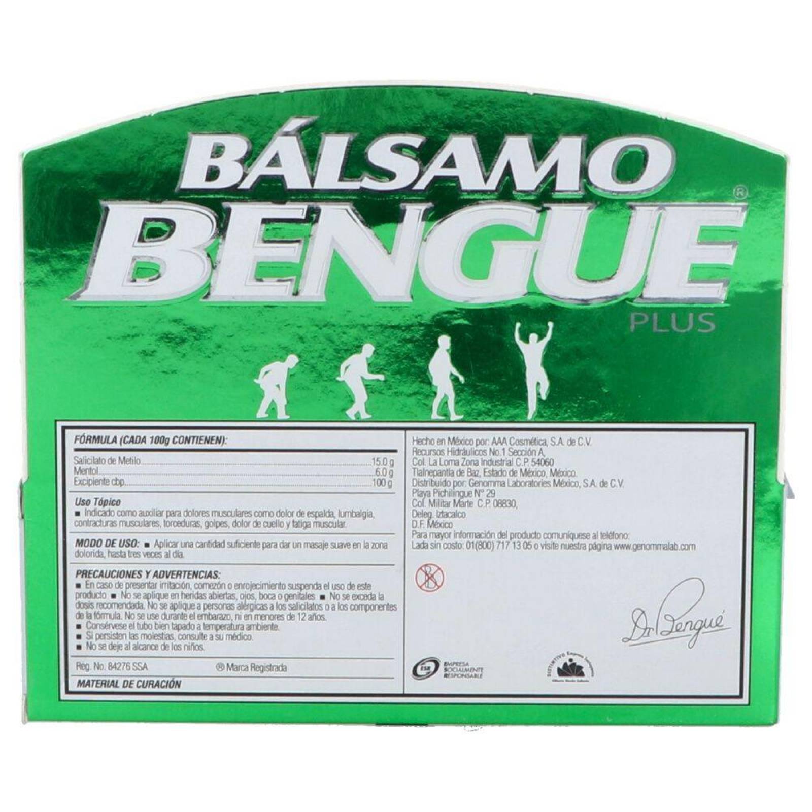 Bálsamo Bengue Plus 35 g Caja Con 1 Tubo 