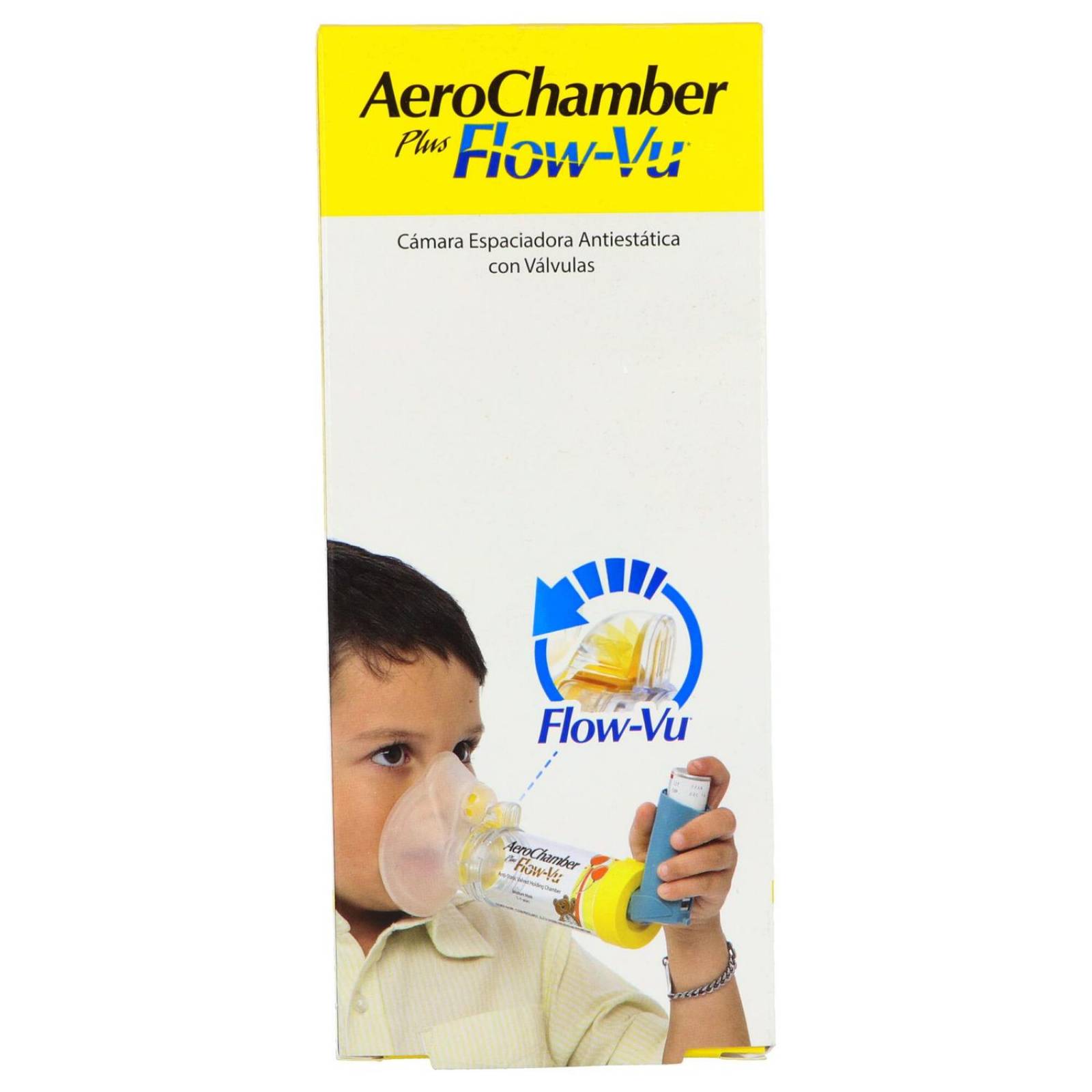 Cámara De Inhalación Aerochamber Plus Flow-Vu Infantil Con 1 Pieza 