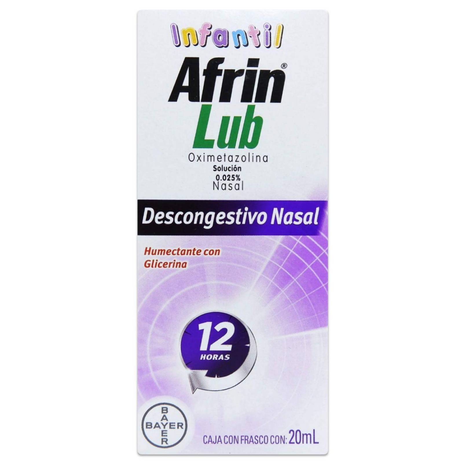 Afrin Lub Infantil Caja Con Frasco Con 20 mL 