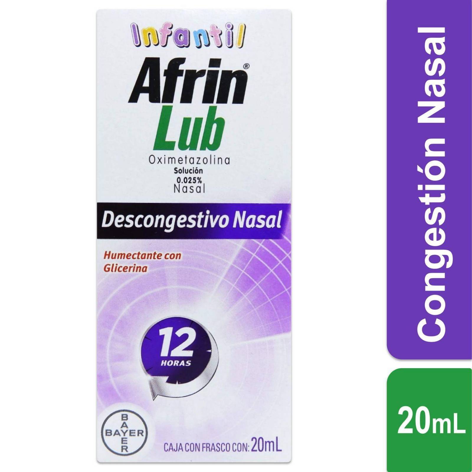 Afrin Lub Infantil Caja Con Frasco Con 20 mL 