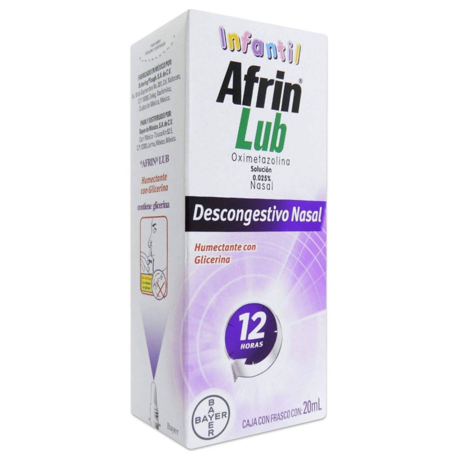 Afrin Lub Infantil Caja Con Frasco Con 20 mL 