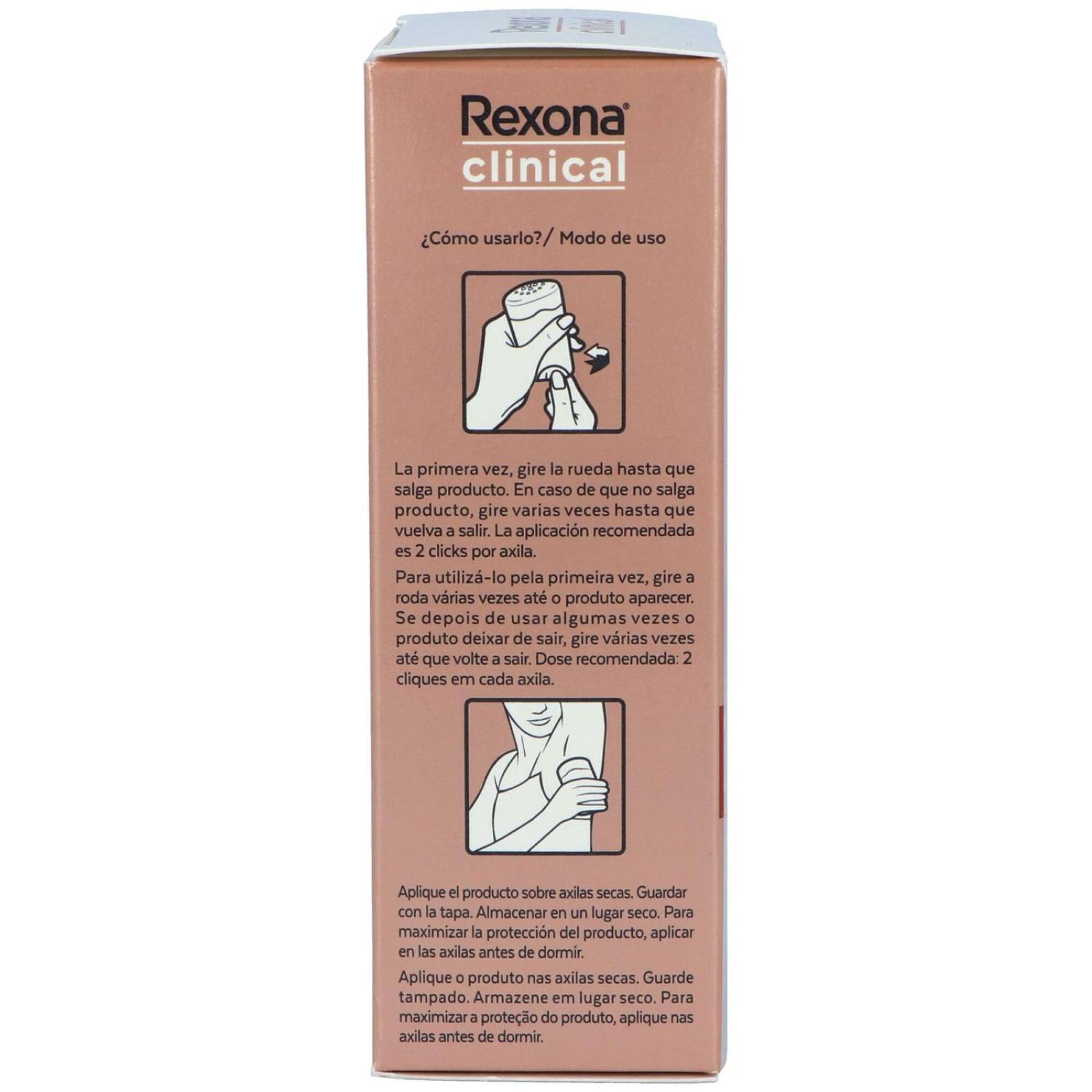 Antitranspirante En Crema Rexona Clinical Caja Con Envase Con 48 g 