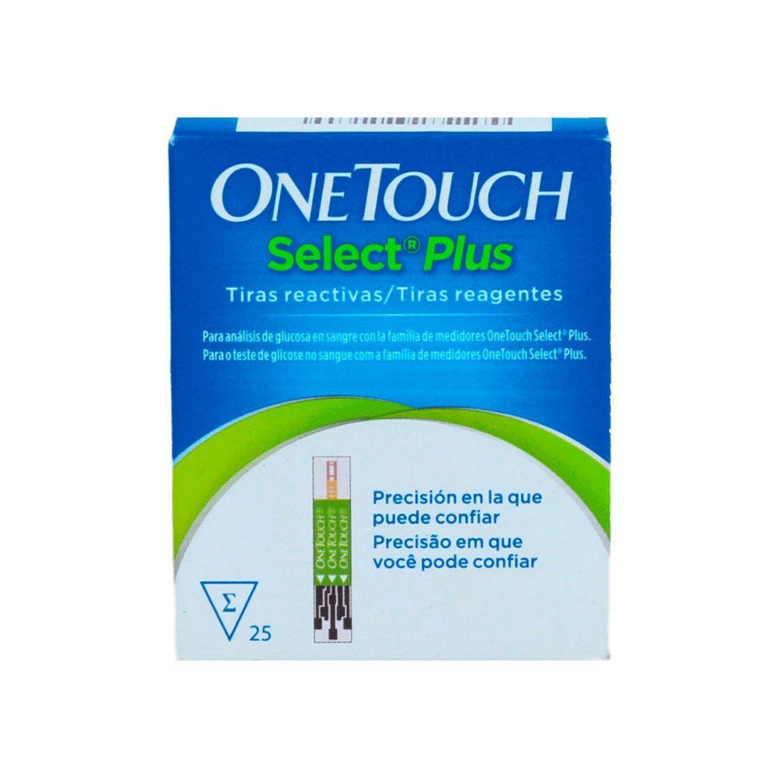One Touch Select Plus Caja Con 25 Tiras Reactivas 